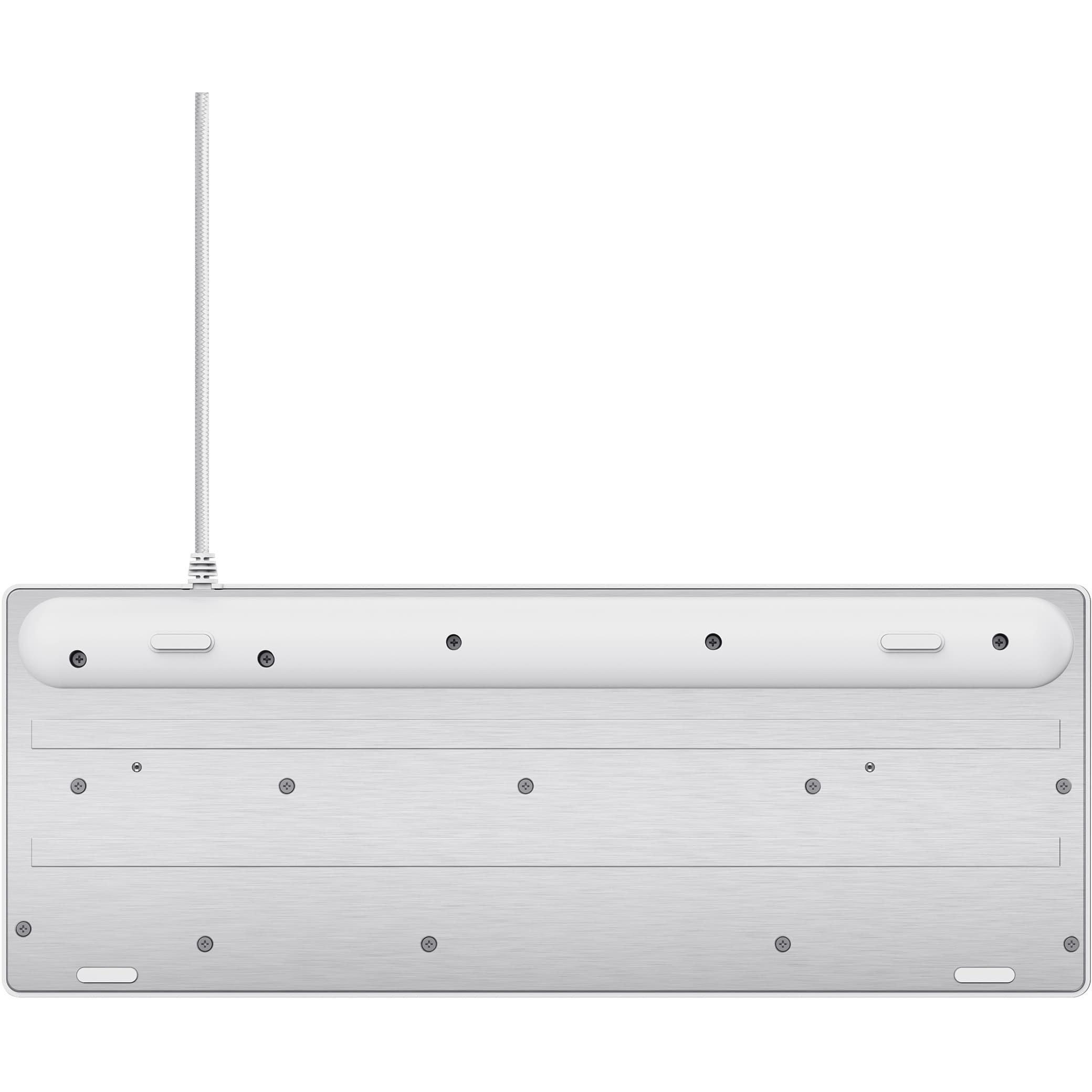 White - Trust - GXT 833W Thado TKL Keyboard - White - 3