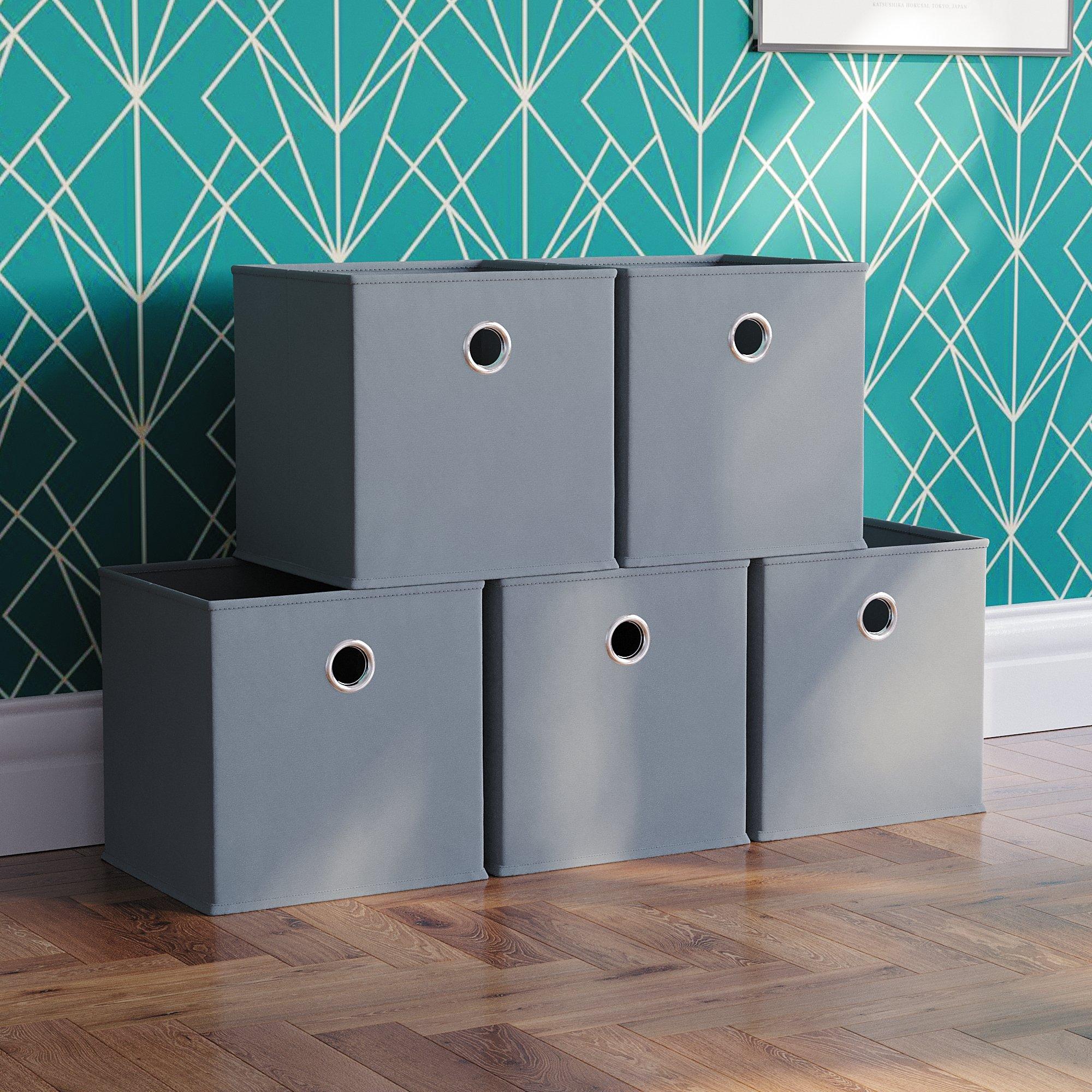 Vida Designs Durham Cube Storage Basket Set of 5