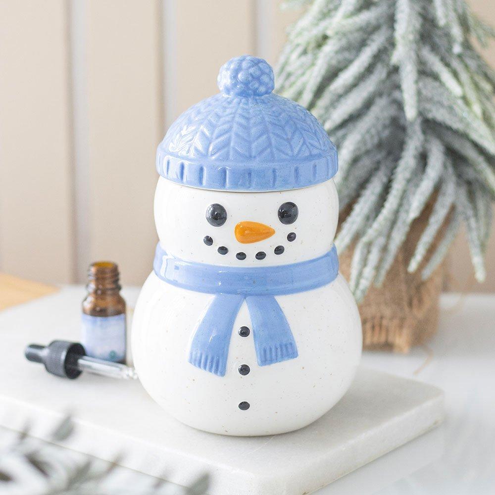 White - Something Different - Winter Snowman Oil Burner - 1