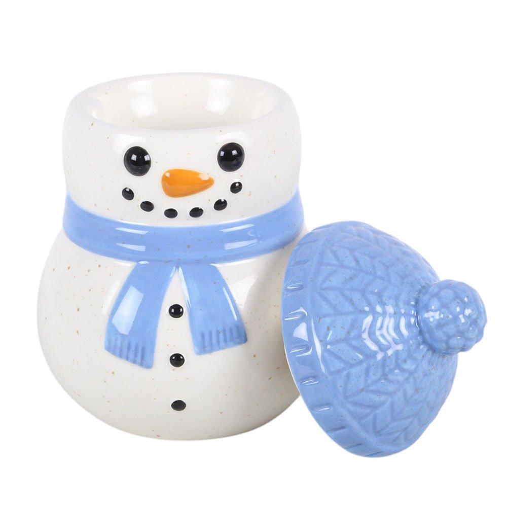 White - Something Different - Winter Snowman Oil Burner - 2