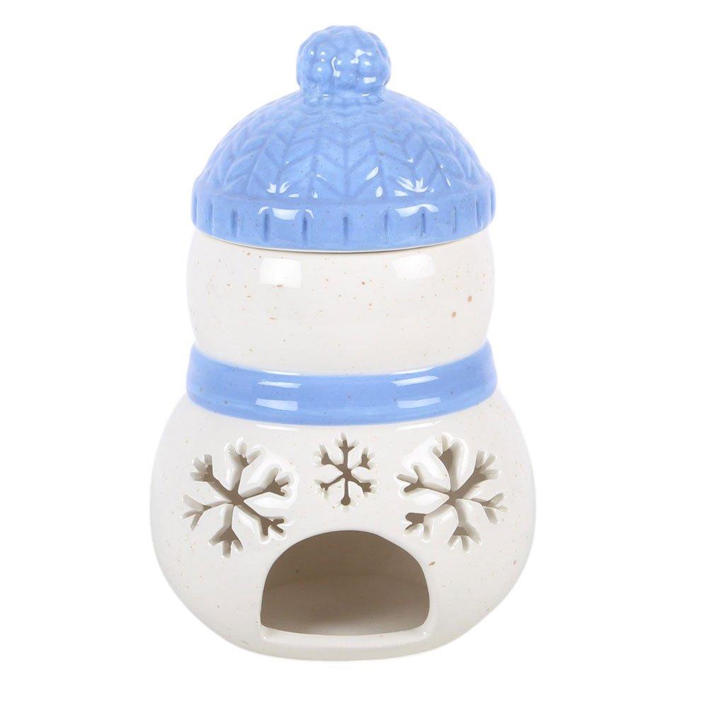 White - Something Different - Winter Snowman Oil Burner - 4