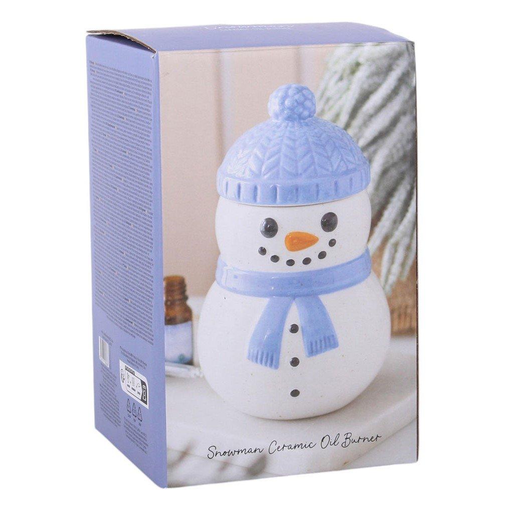 White - Something Different - Winter Snowman Oil Burner - 5