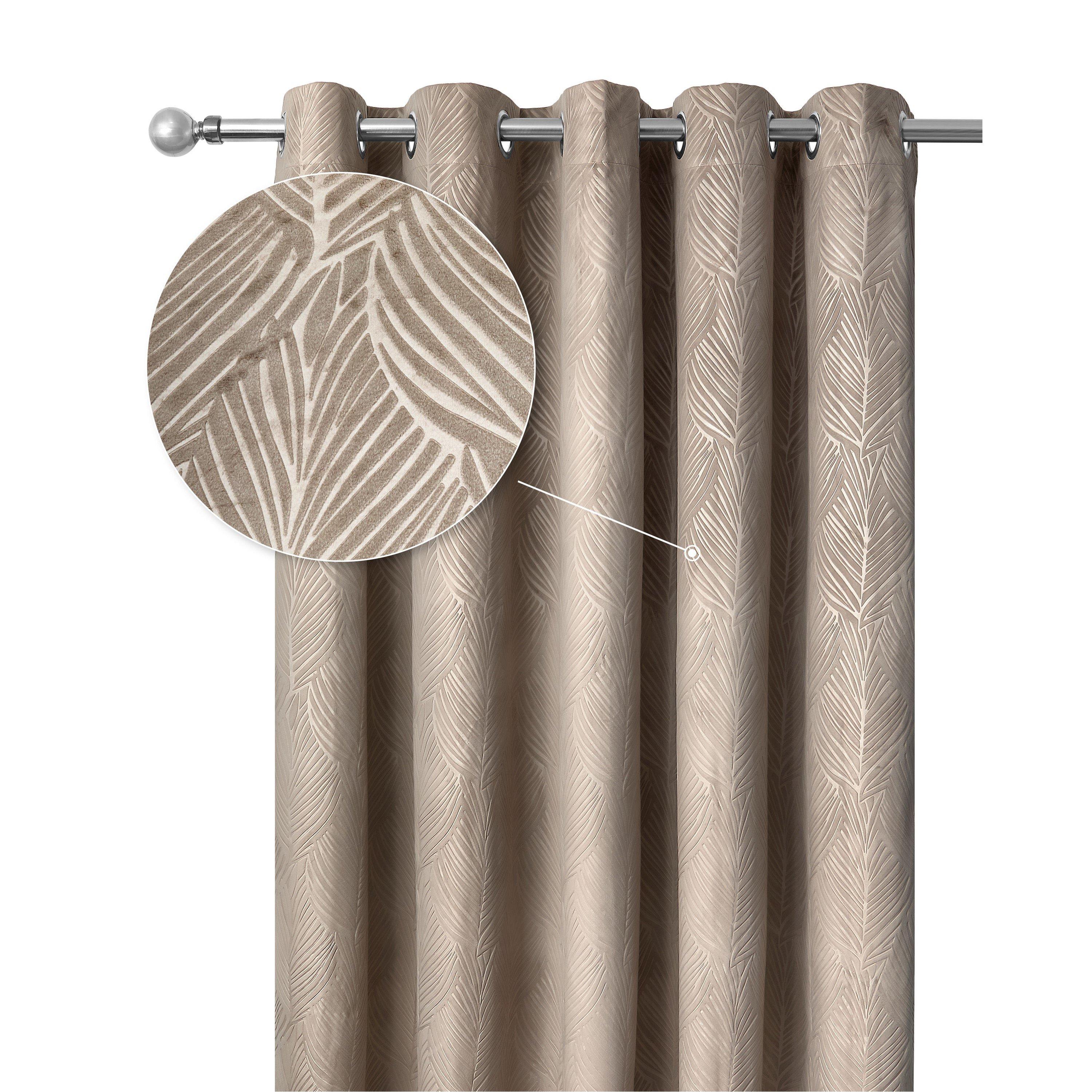 Blackout Curtains Thermal Velvet Eyelet Twilight