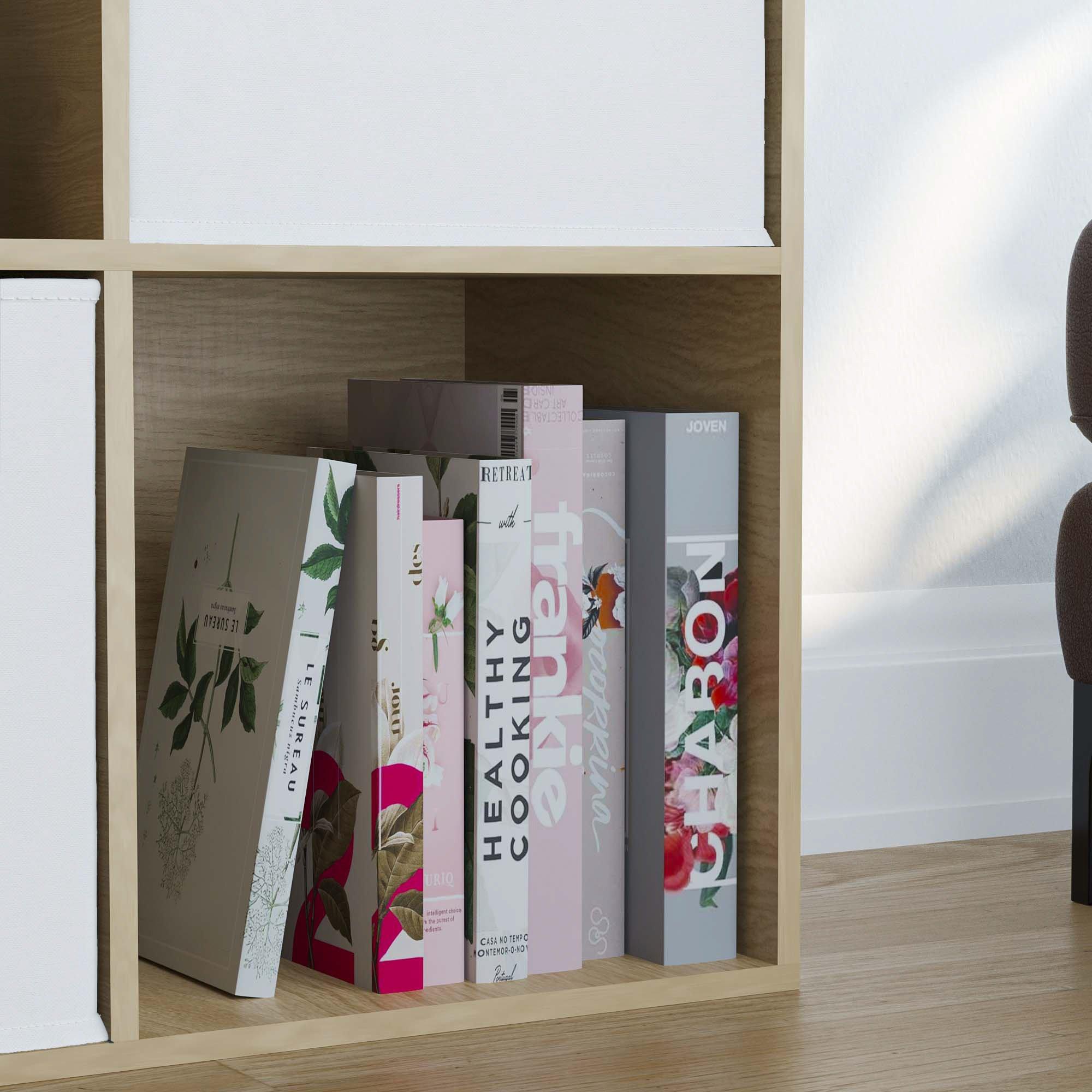 White - Lassic - 2x3 Cube Storage Unit (O) + Set of 3 Storage Cubes - 5