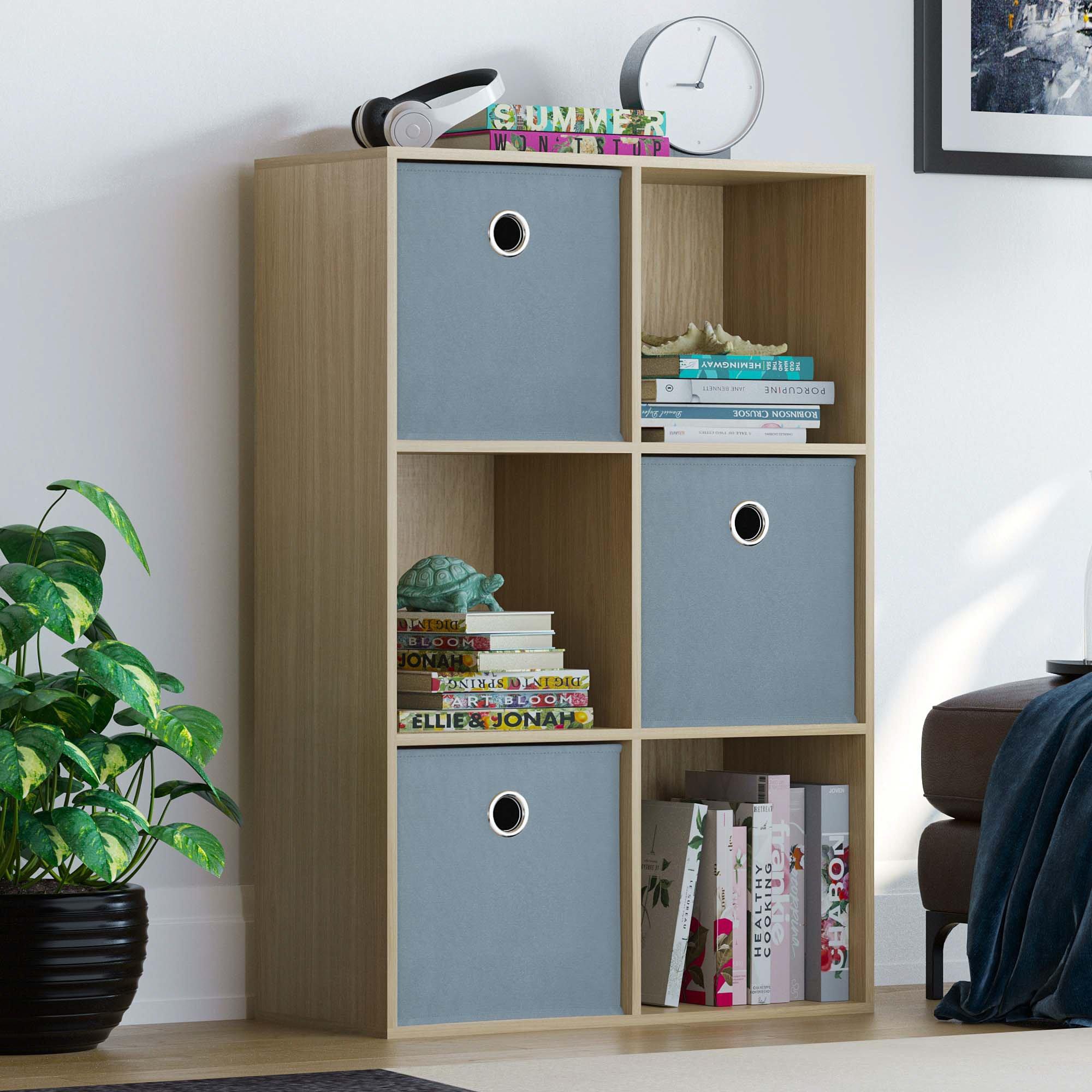 2x3 Cube Storage Unit (O) + Set of 3 Storage Cubes