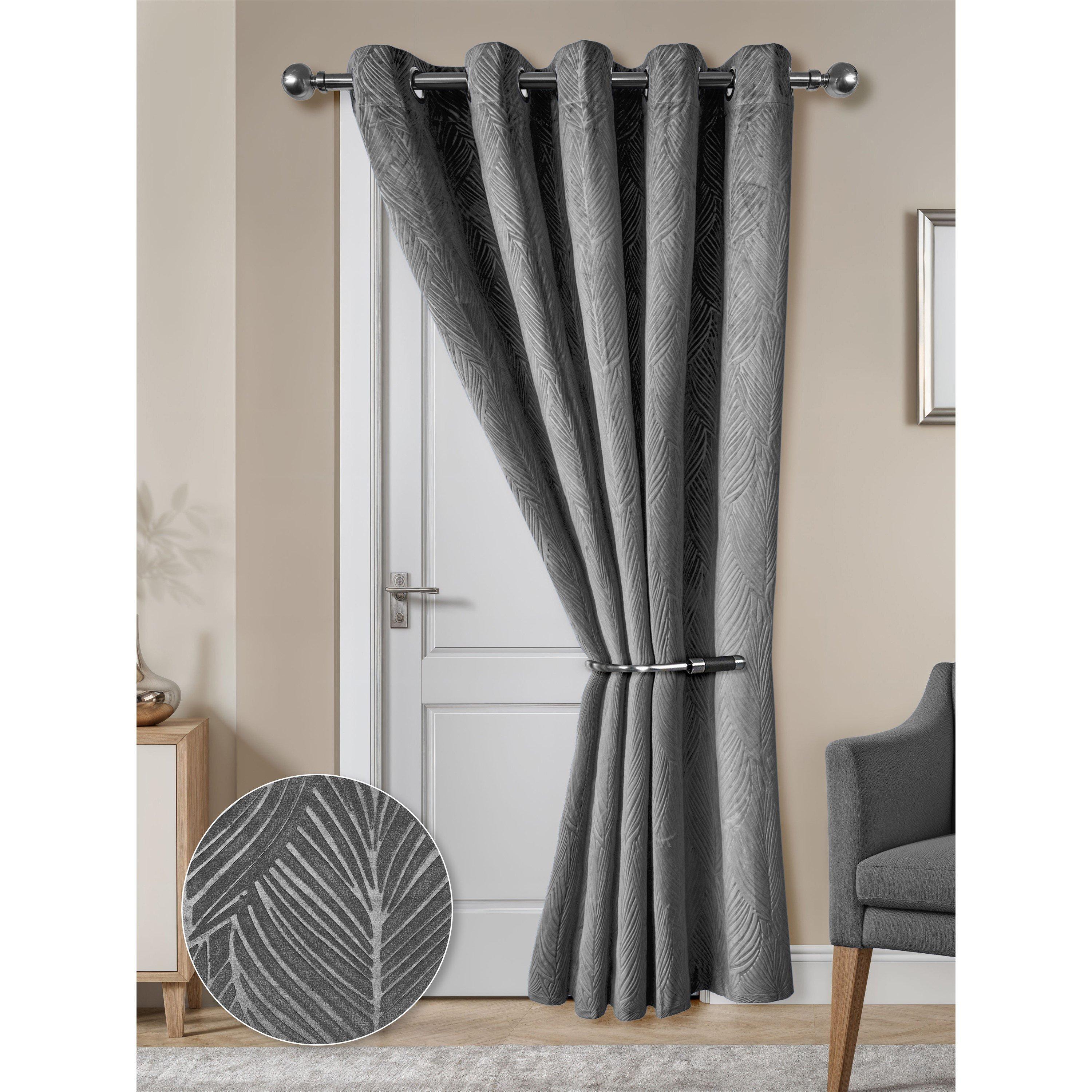 Eyelet Door Curtain Thermal Blackout Twilight