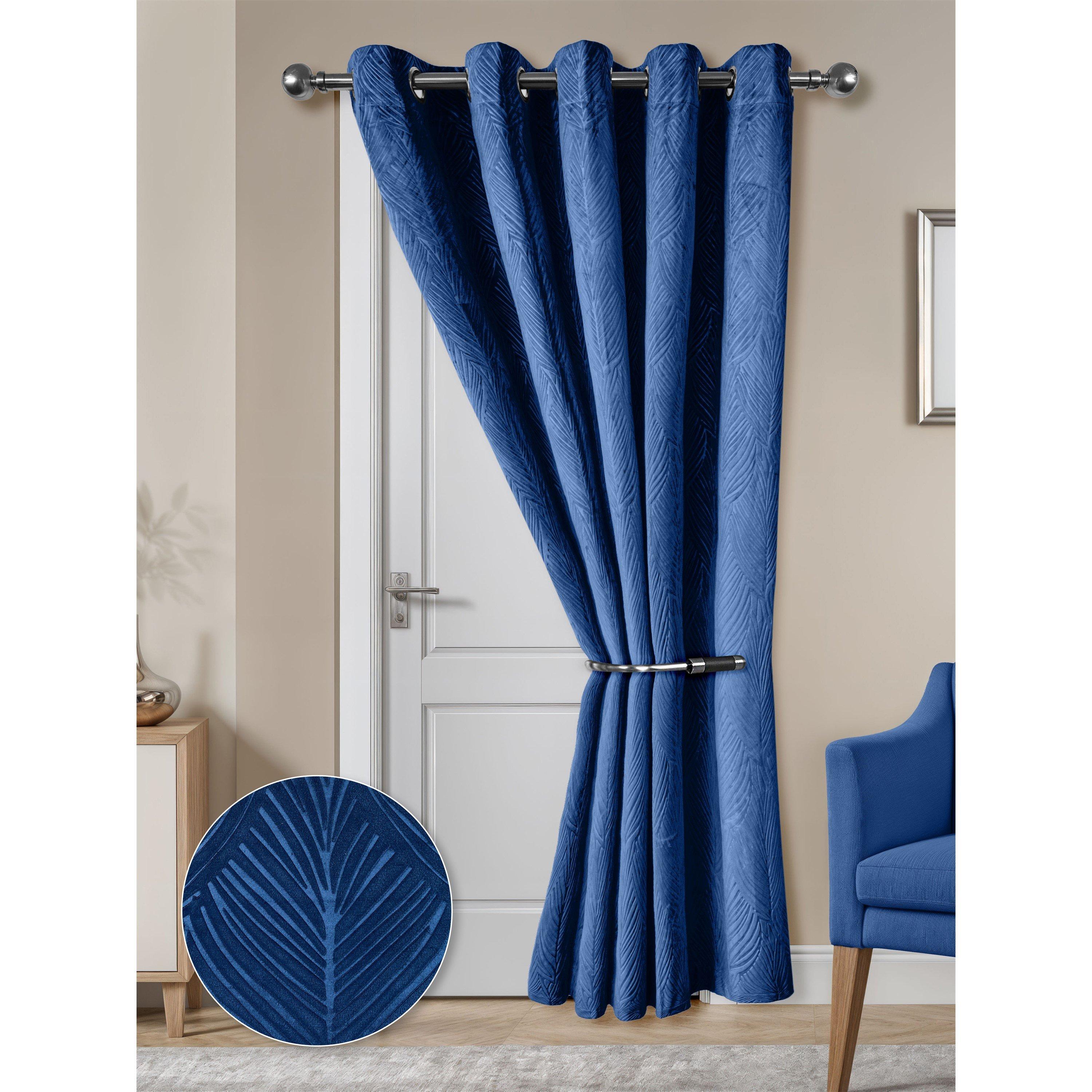 Eyelet Door Curtain Thermal Blackout Twilight