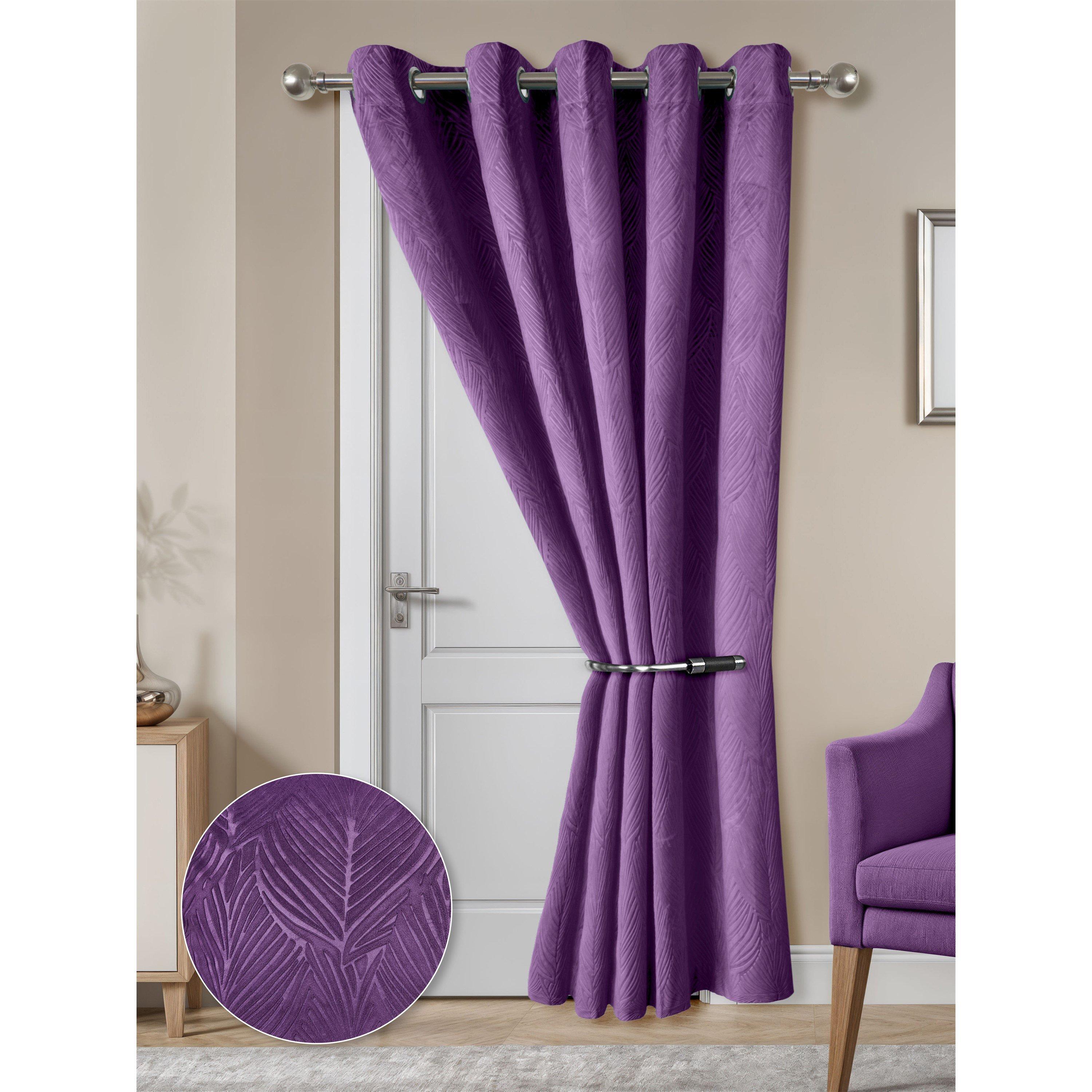 Eyelet Door Curtain Thermal Blackout Twilight