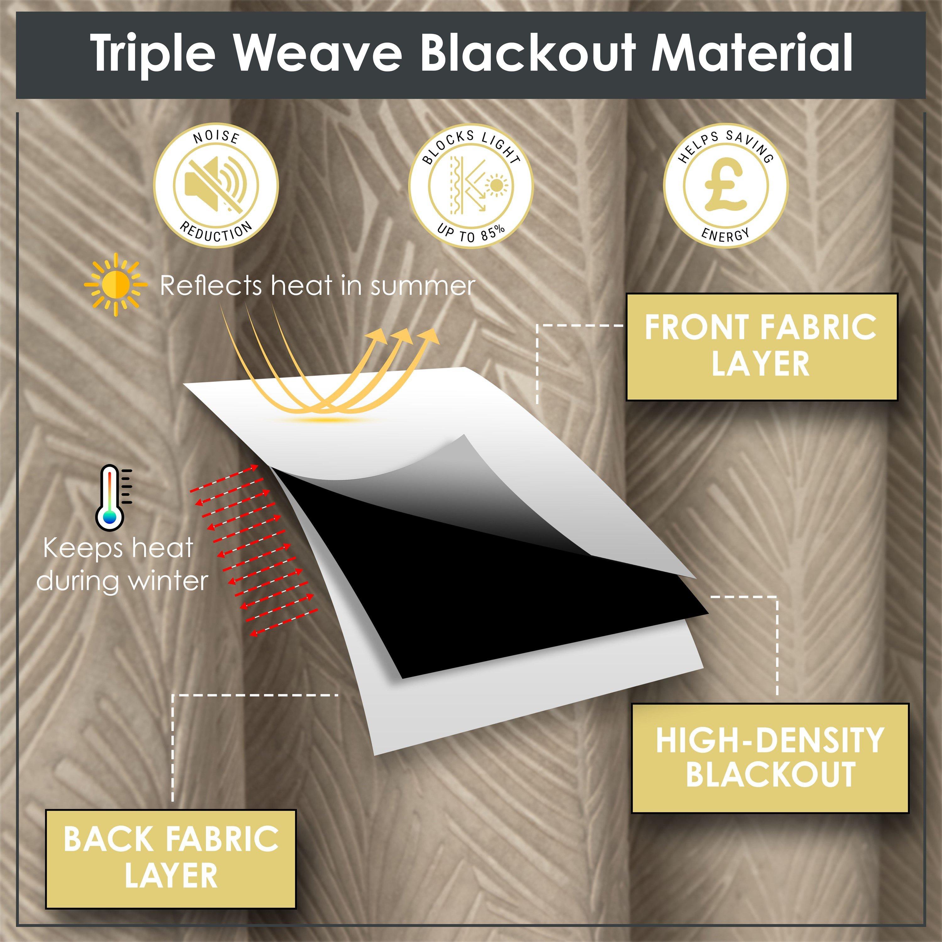 Stone - Emma Barclay - Eyelet Door Curtain Thermal Blackout Twilight - 5