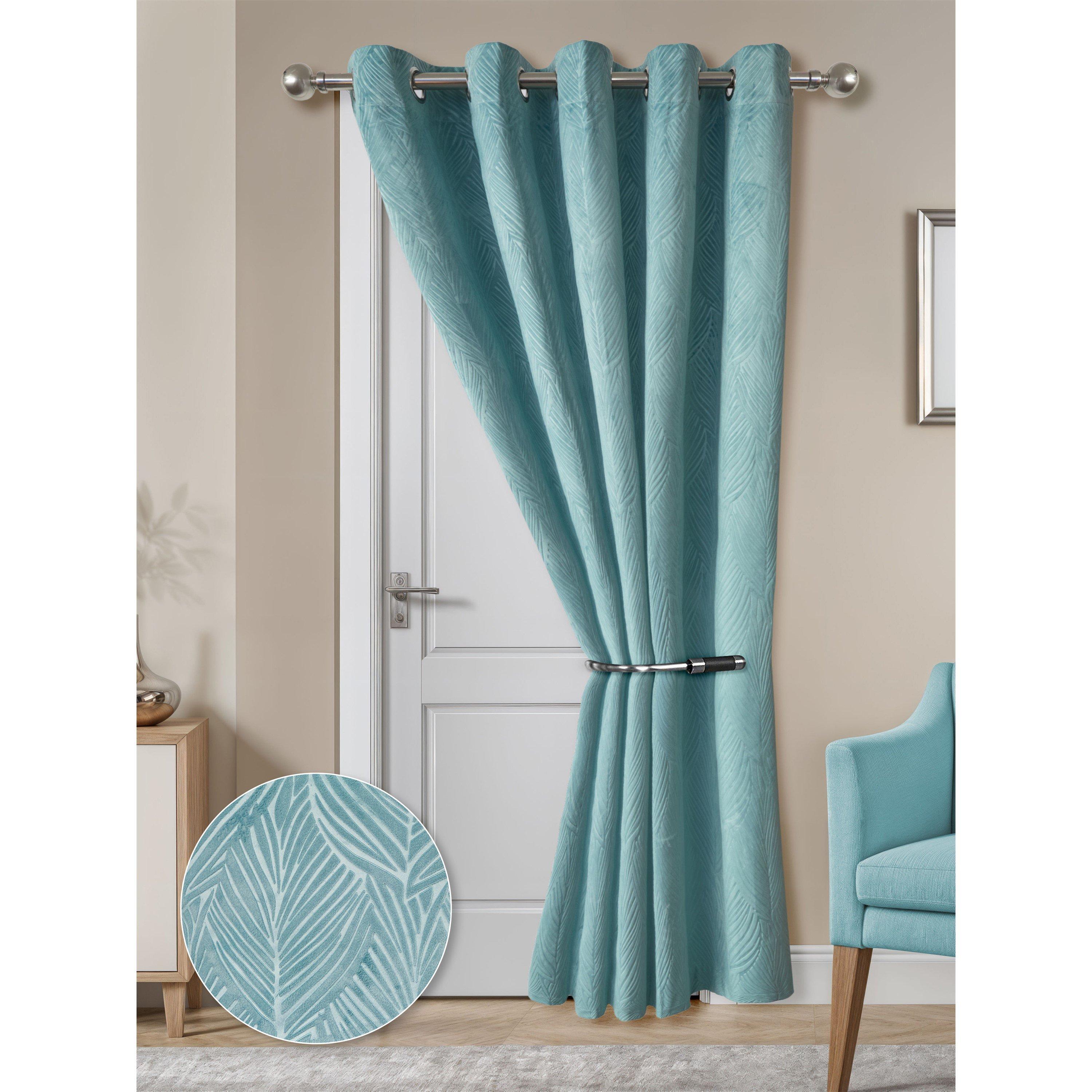 Eyelet Door Curtain Thermal Blackout Twilight