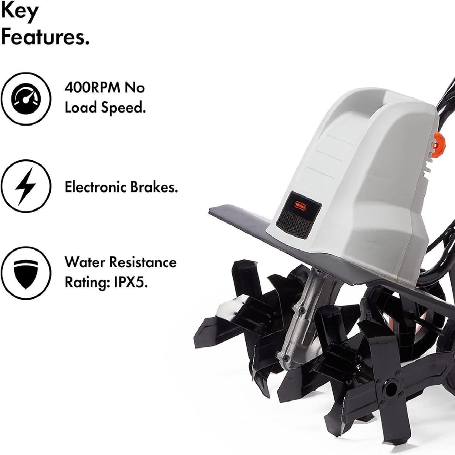 Black - VonHaus - VonHaus  1500W Electric Tiller - 2