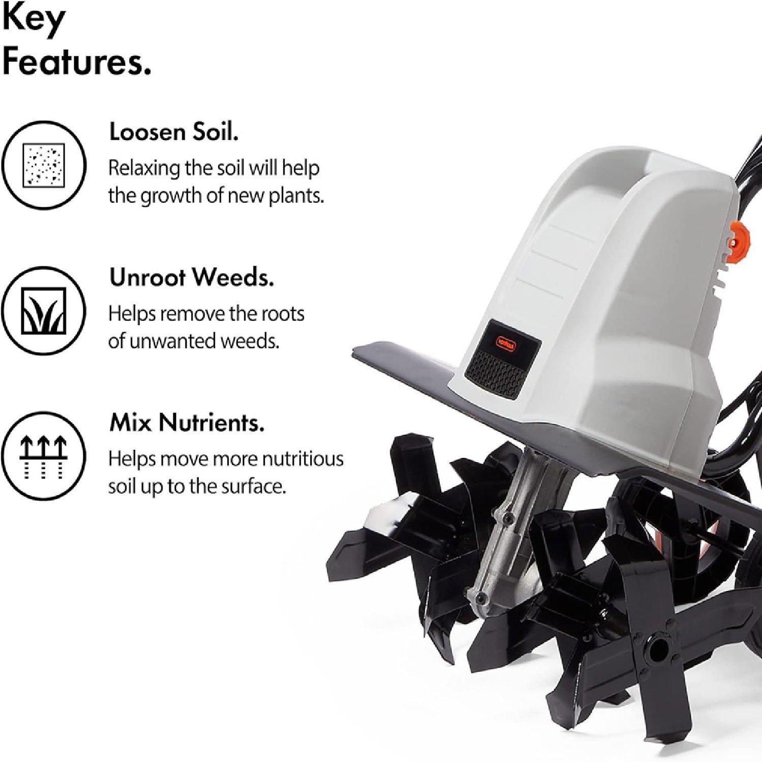 Black - VonHaus - VonHaus  1500W Electric Tiller - 5