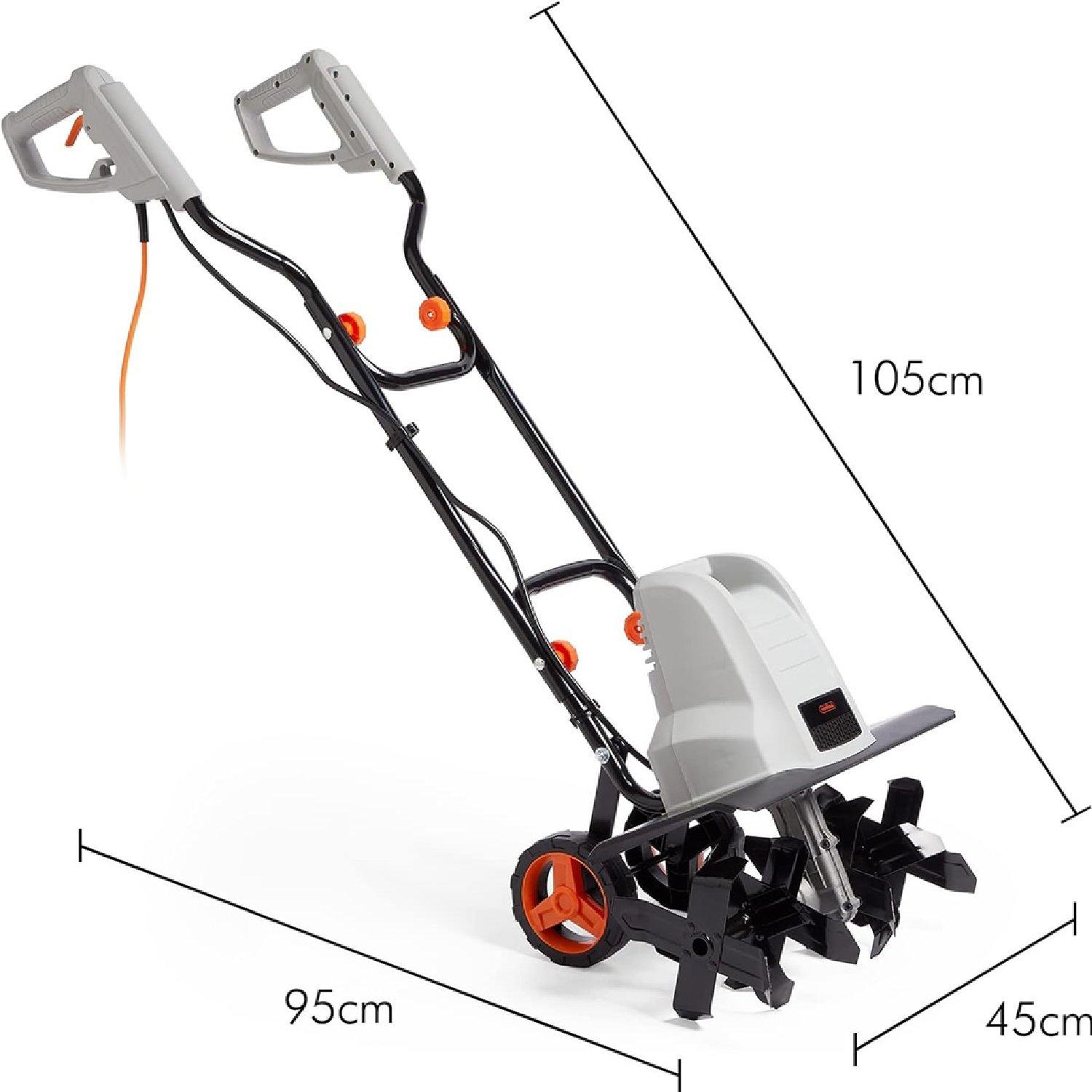 Black - VonHaus - VonHaus  1500W Electric Tiller - 6