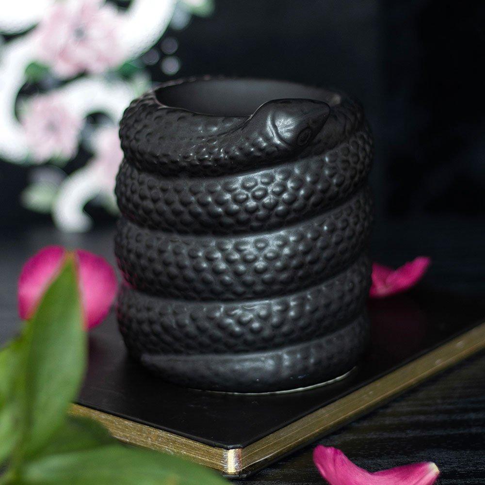 Something Different  Black Snake Oil Burner And Wax Warmer - 