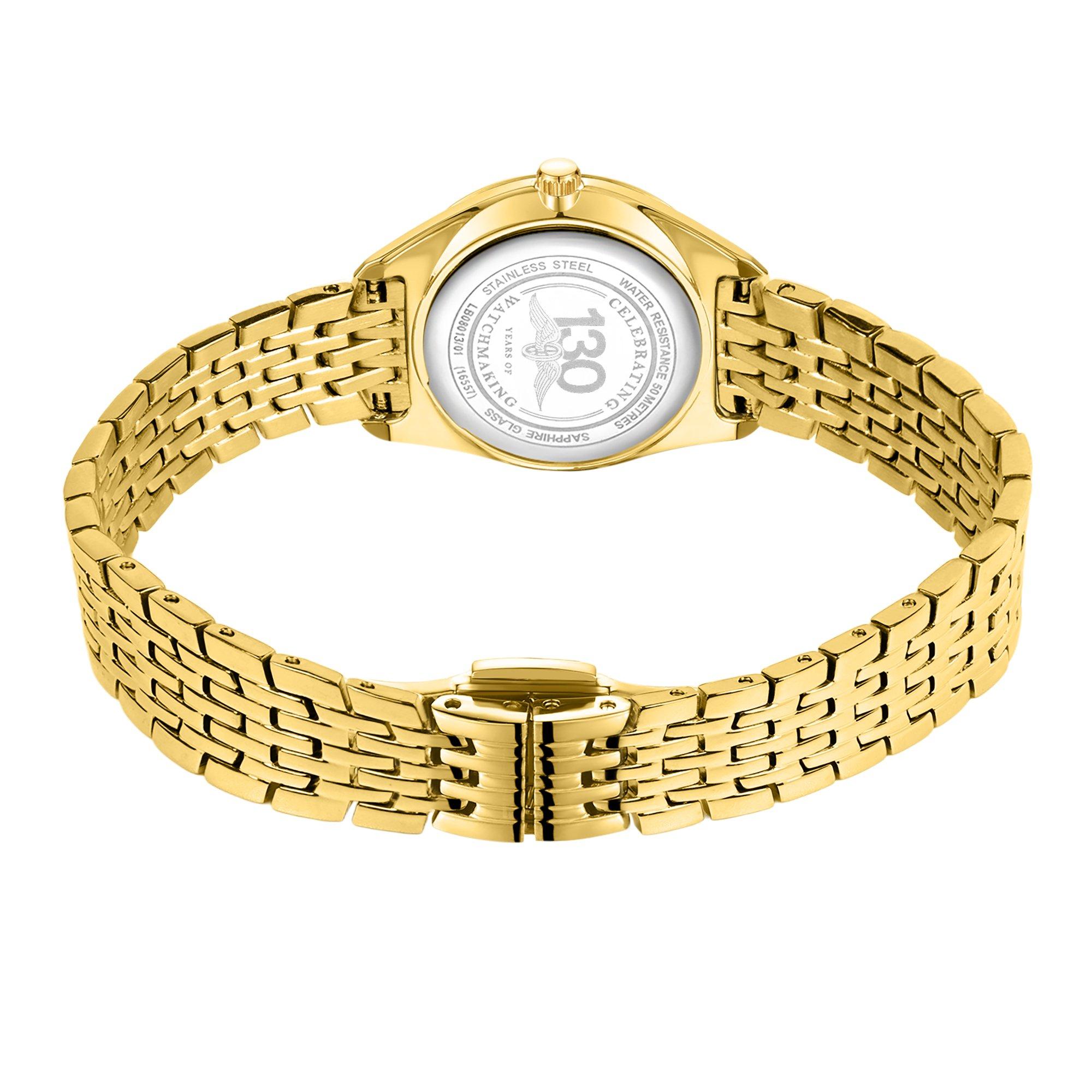 Silver & Gold - Rotary - Rotary Ladies Ultra Slim Gold SS Bracelet Watch - 4