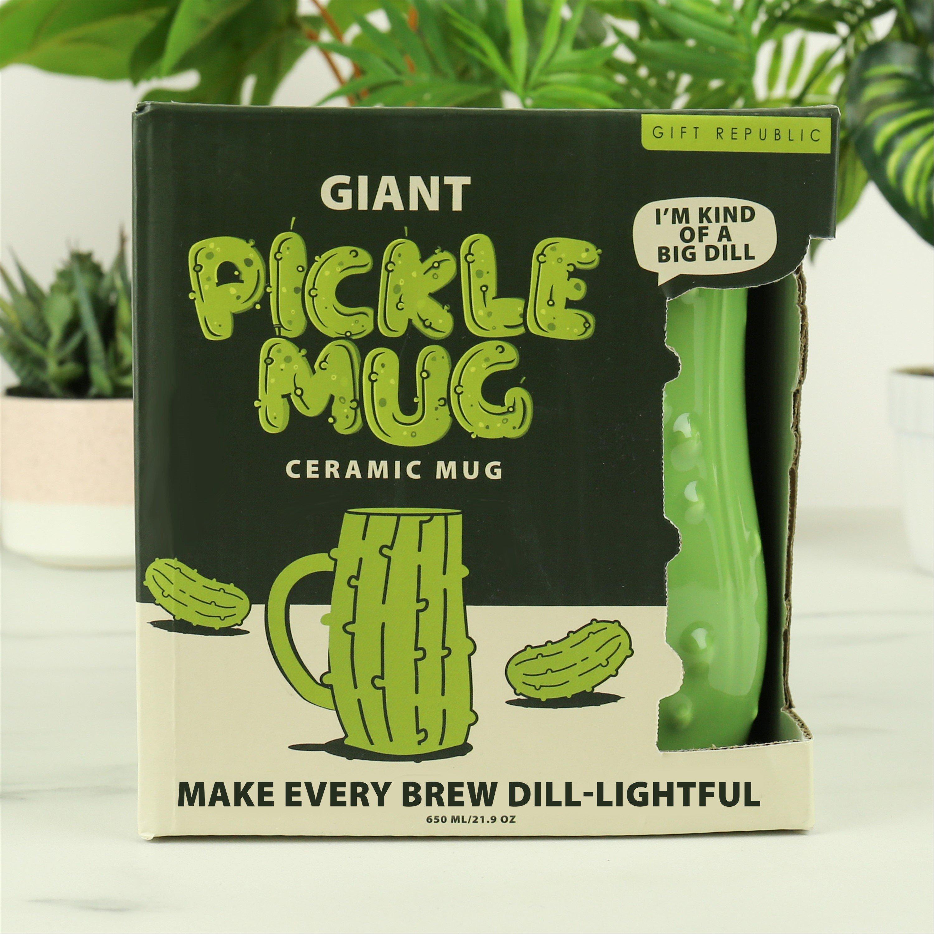 Gift Republic  Giant Pickle Mug - Green