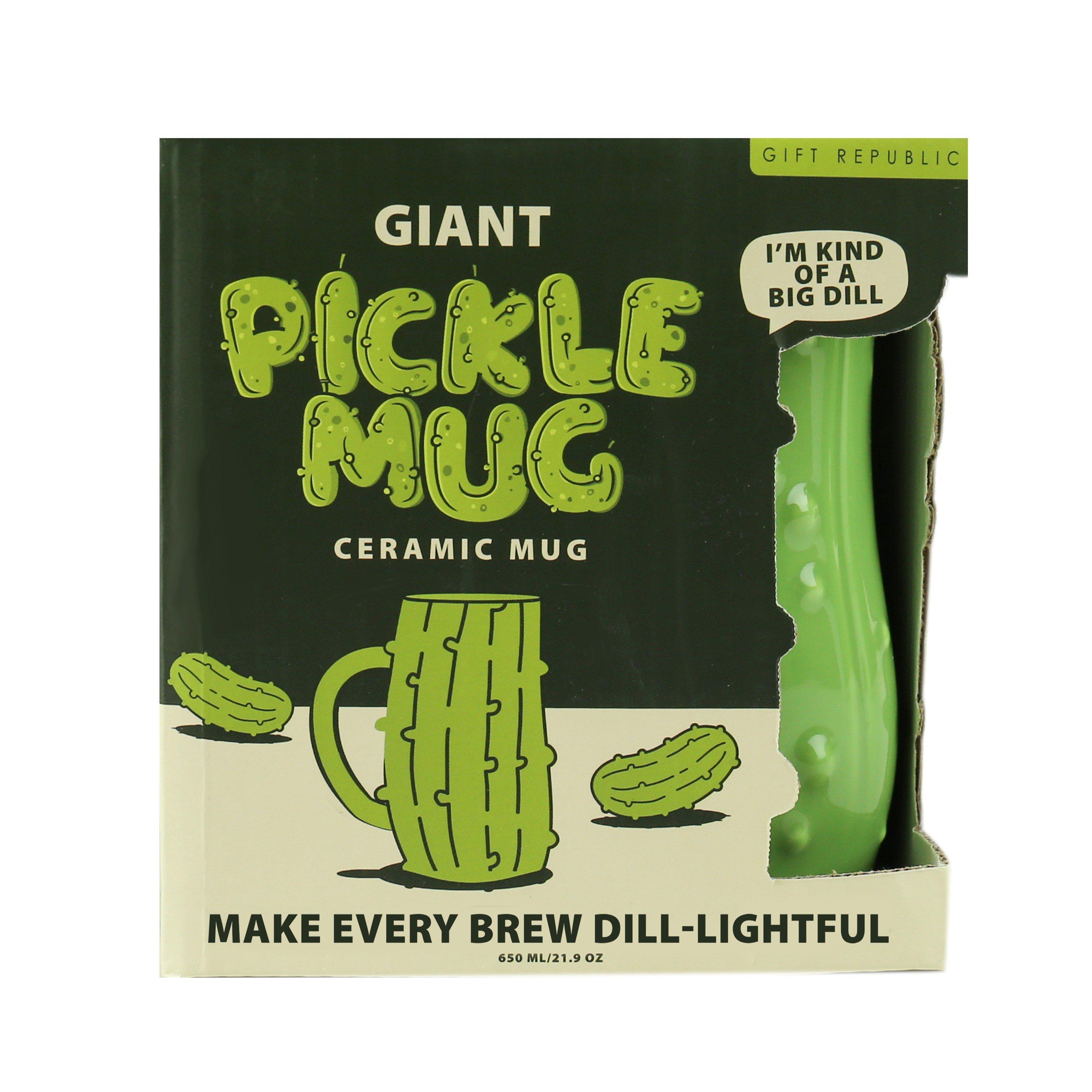 Green - Gift Republic - Giant Pickle Mug - 3