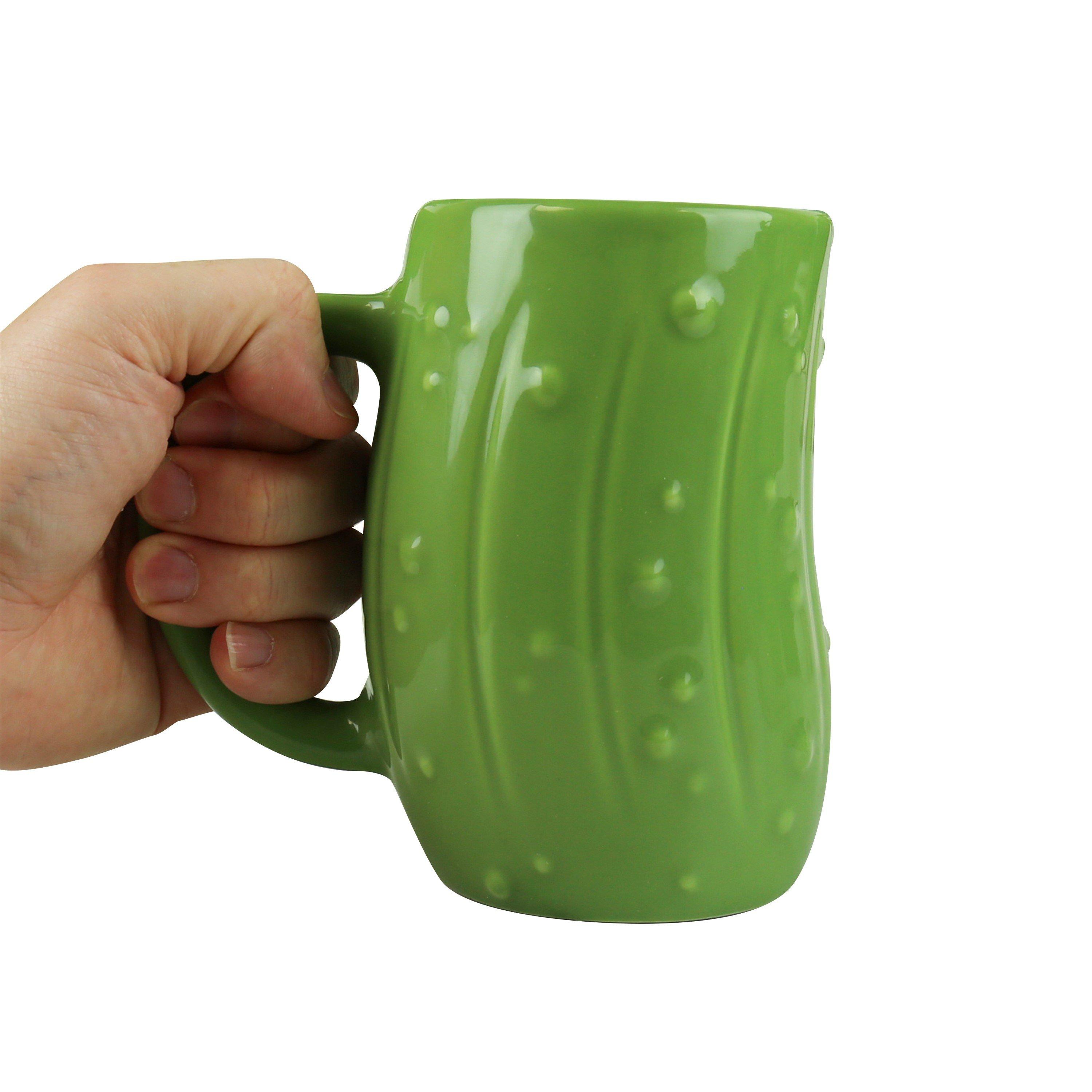 Green - Gift Republic - Giant Pickle Mug - 4