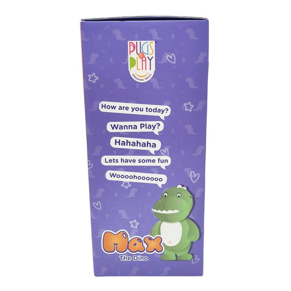Multi - Pugs at Play - Max Walking & Talking Dinosaur Interactive Plush T - 8
