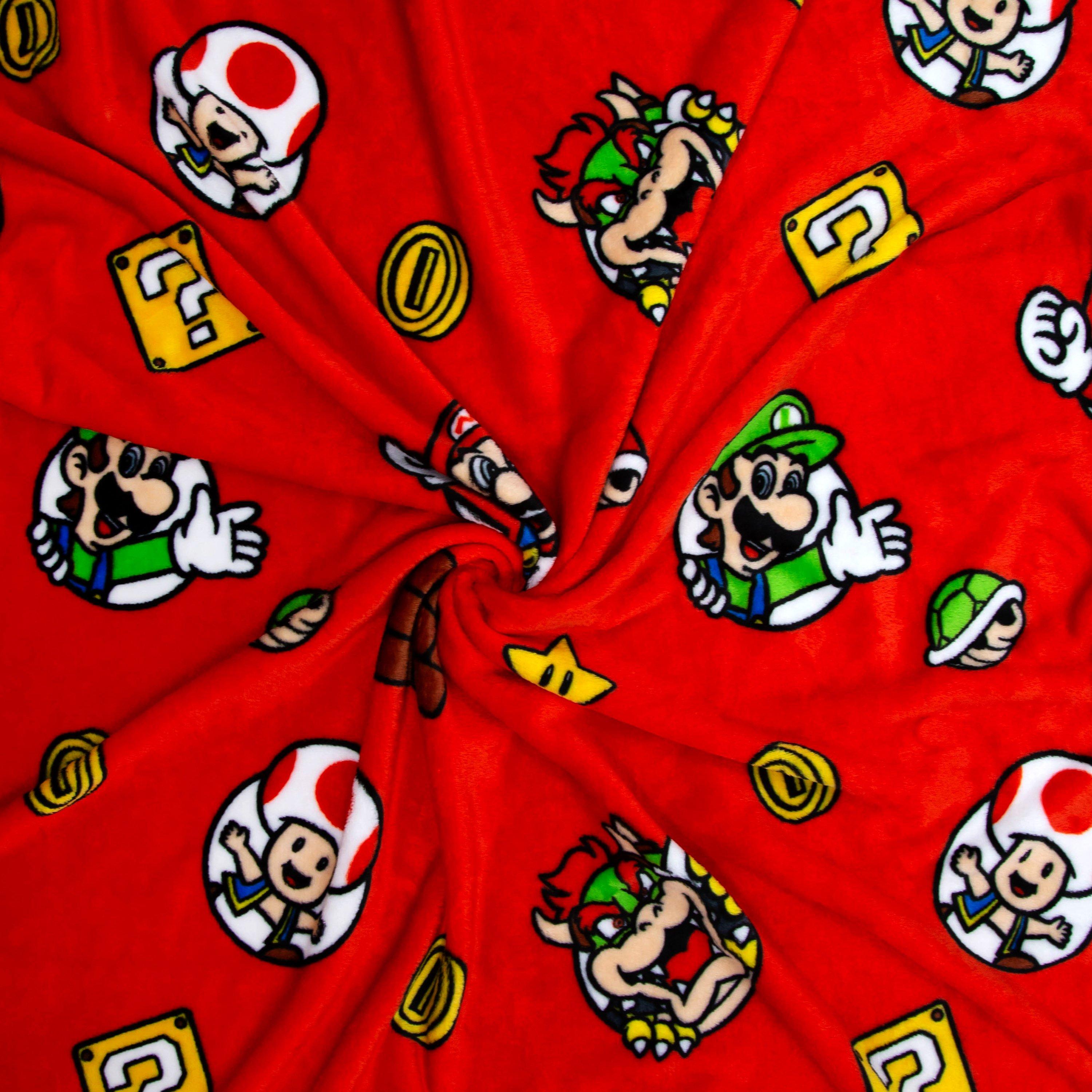 Multi - Nintendo - Here We Go Again Fleece Blanket - 3