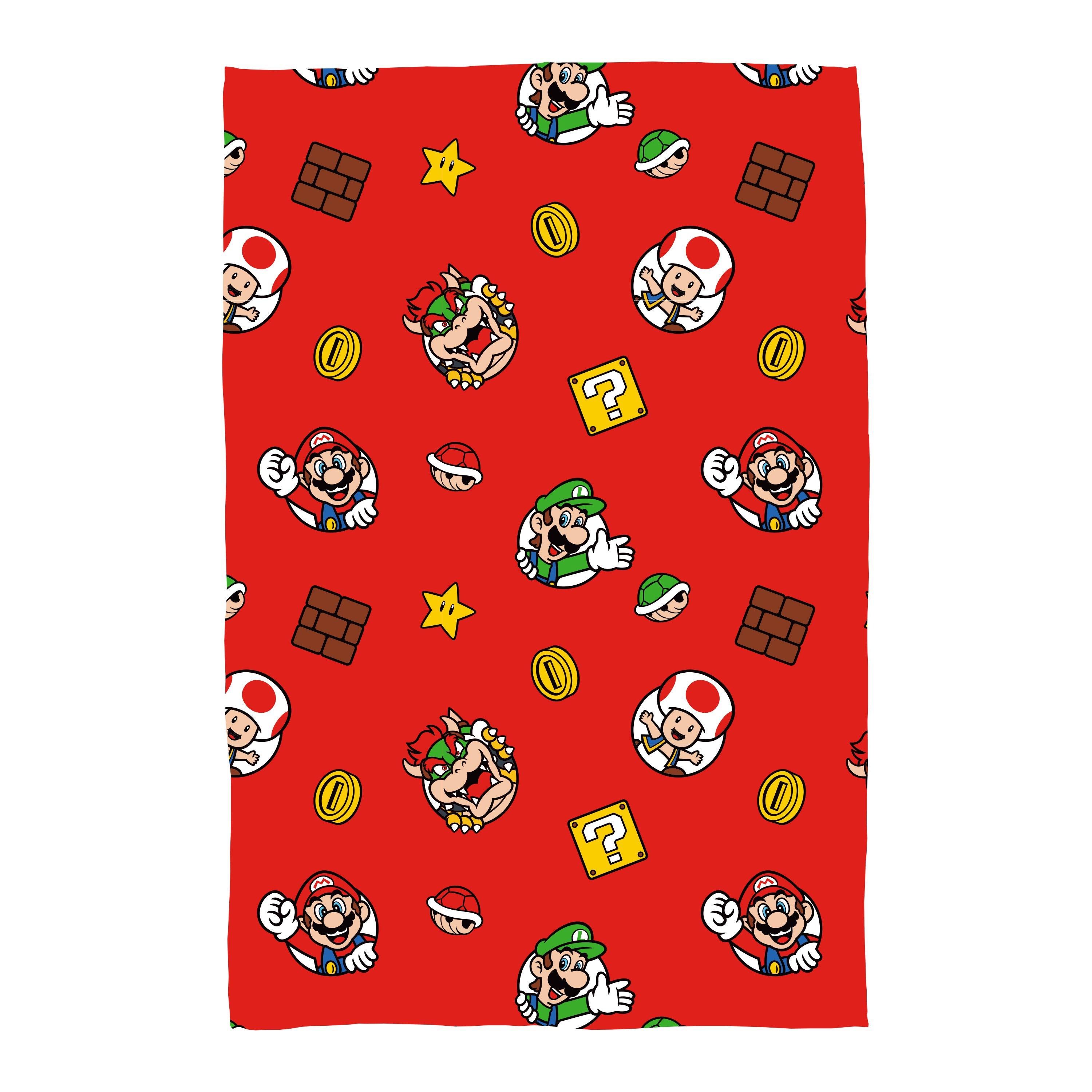 Multi - Nintendo - Here We Go Again Fleece Blanket - 4