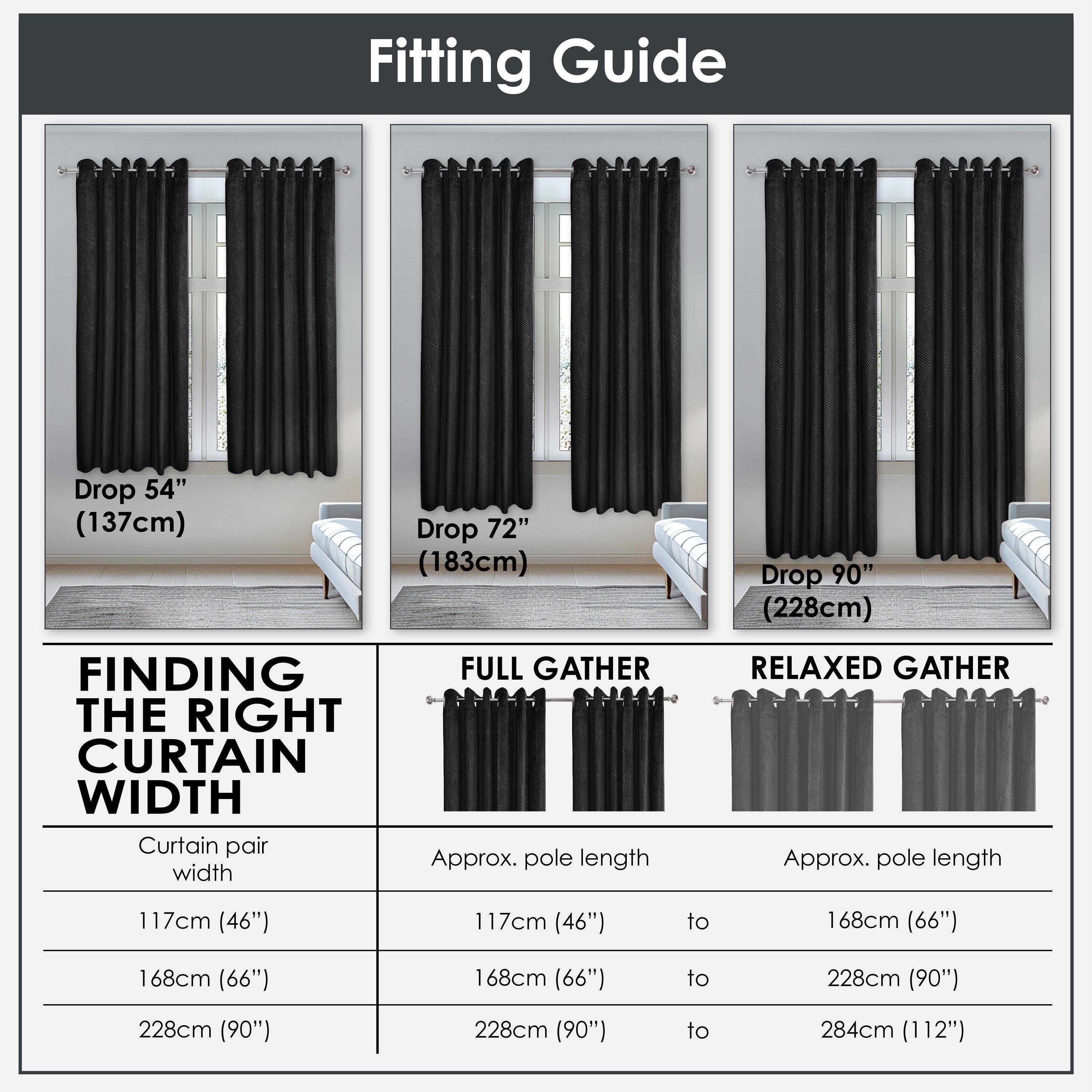 Black - Emma Barclay - Blackout Curtains Thermal Velvet Eyelet Midnight - 4