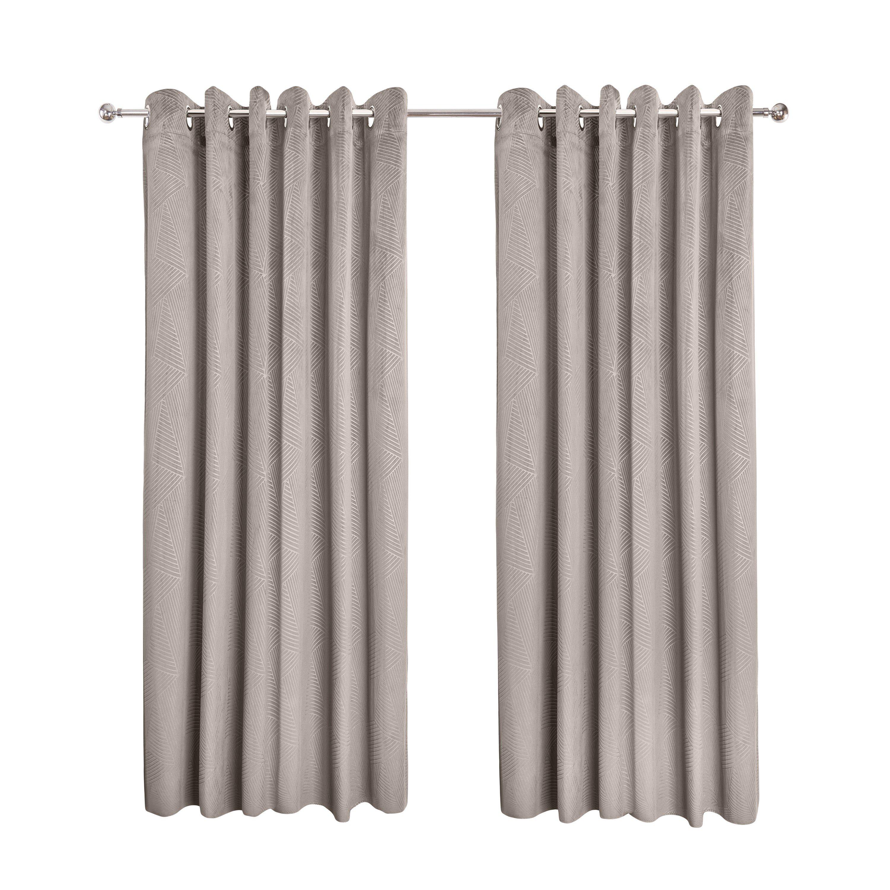 Blackout Curtains Thermal Velvet Eyelet Midnight