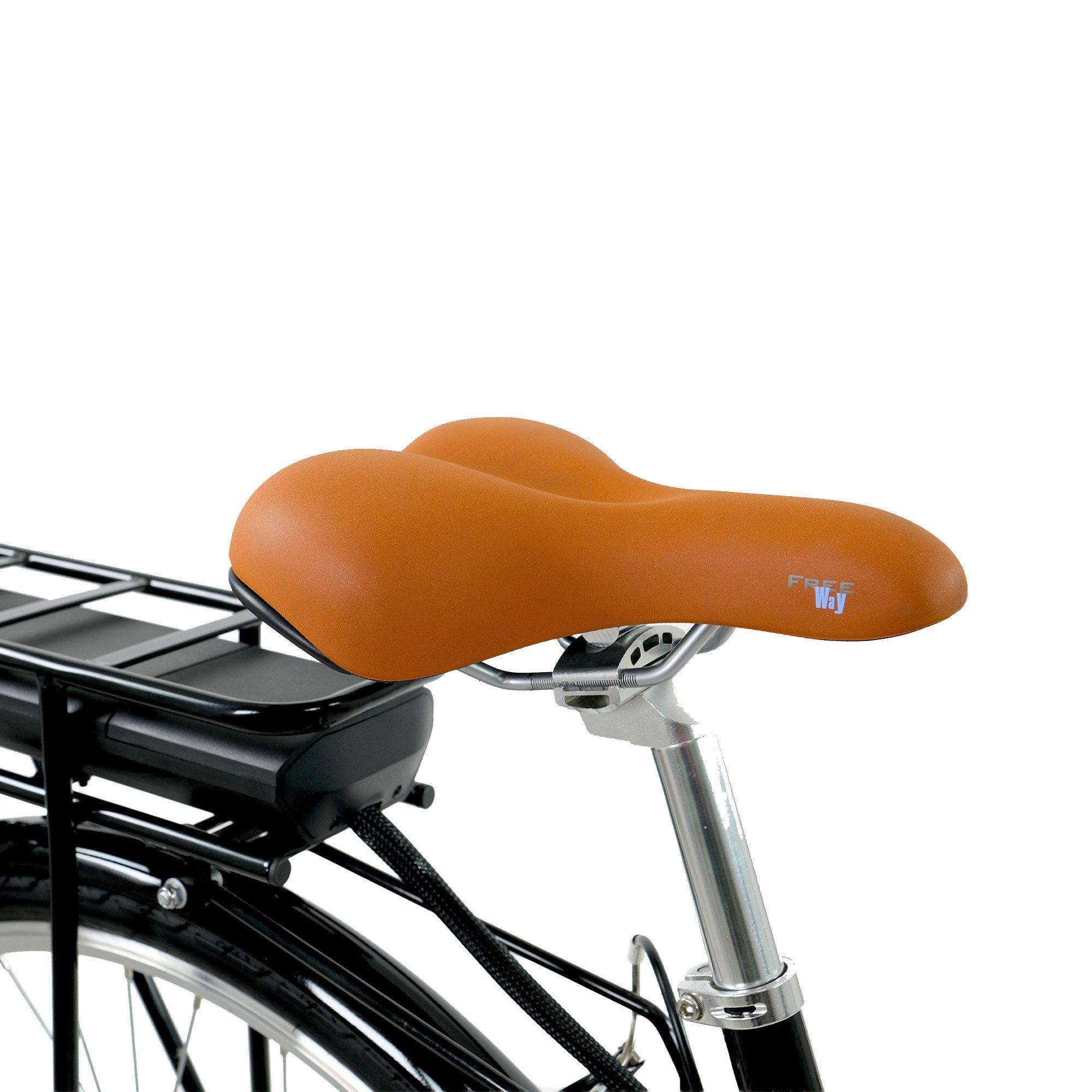 Black - Falcon Cycles - Falcon Heritage Low Step Electric Hybrid Bike - 5