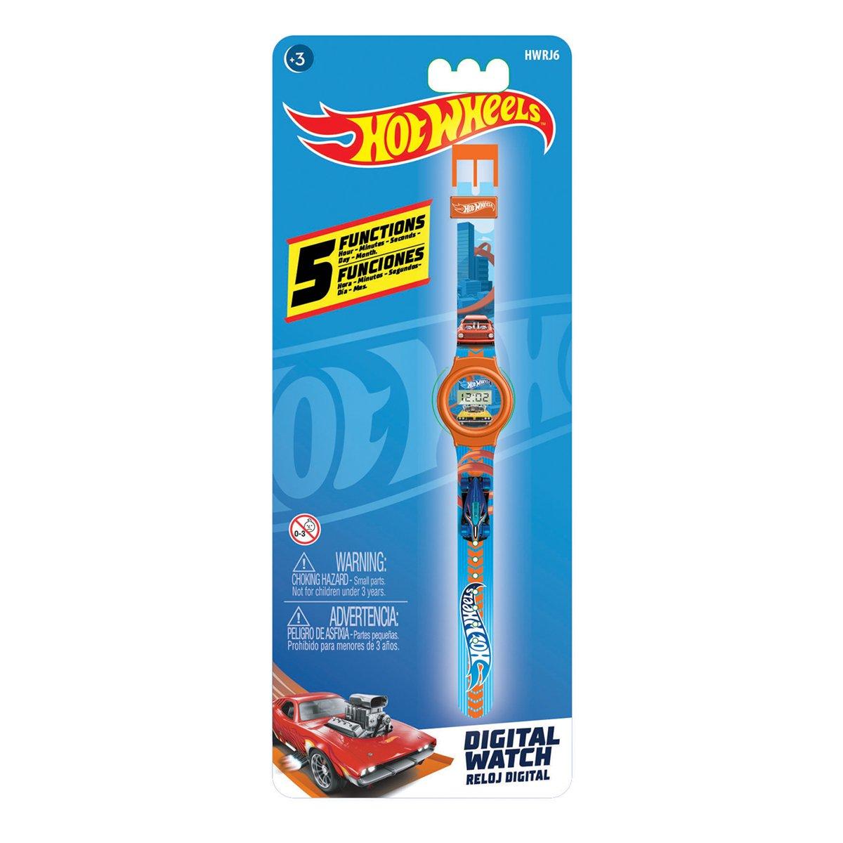 Multi - Hot Wheels - Hot Wheels 5 Function LCD Watch - 1
