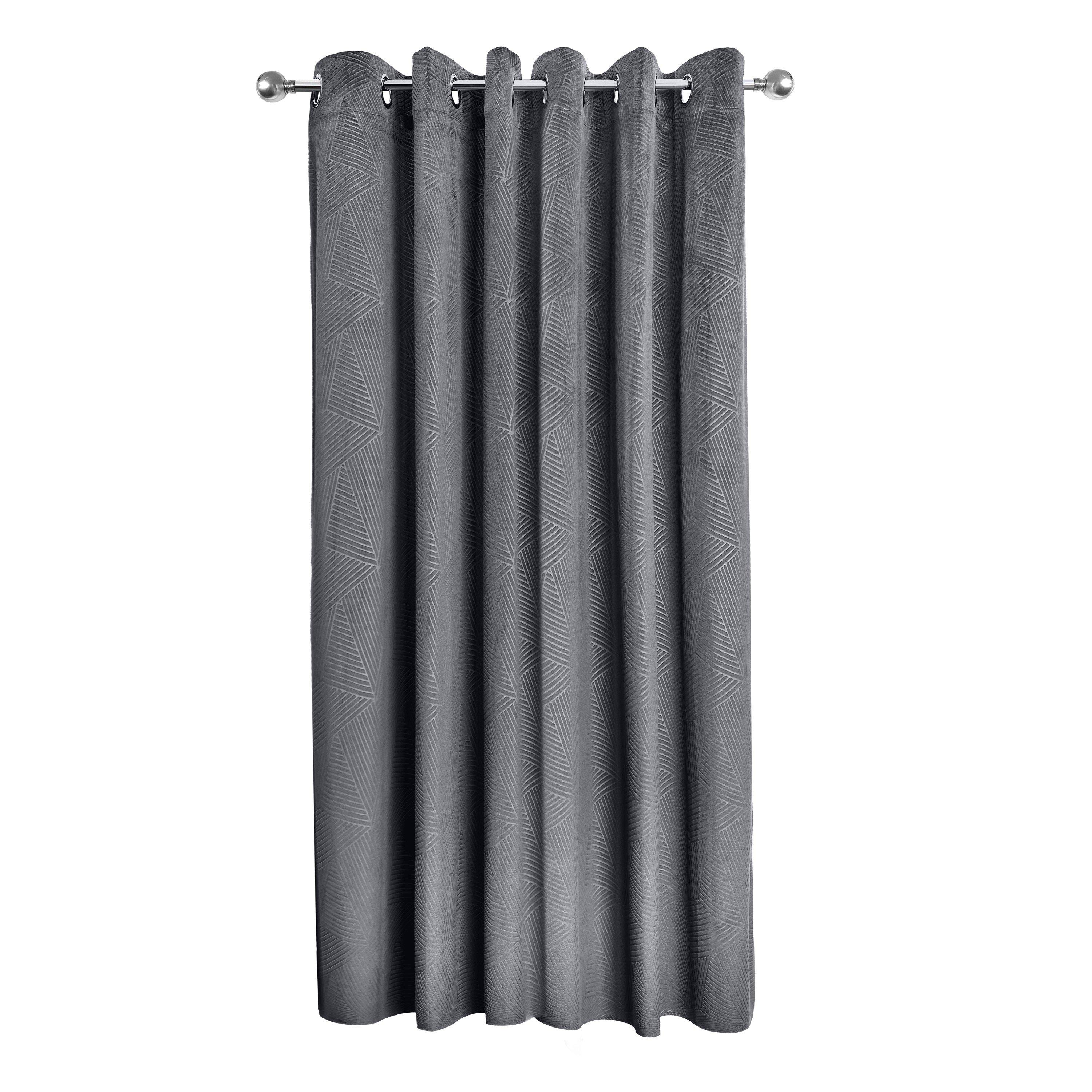 Door Curtain Thermal Blackout Eyelet Midnight