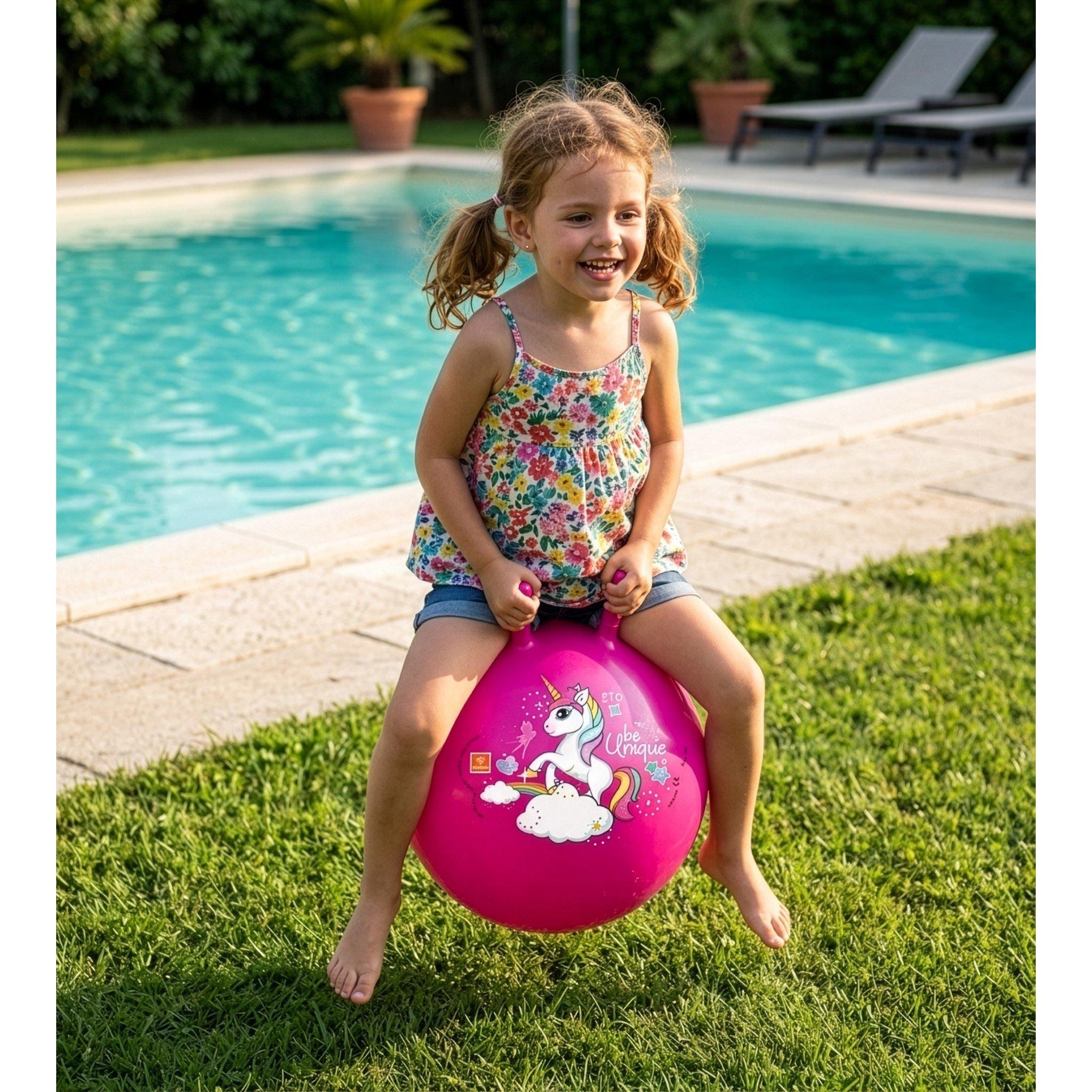 Multi - Mondo - Unicorn Space Hopper – Kids Inflatable Bouncy Hopp - 2