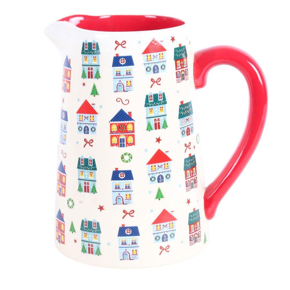 White - Something Different - Red Christmas House Oil Burner - 2