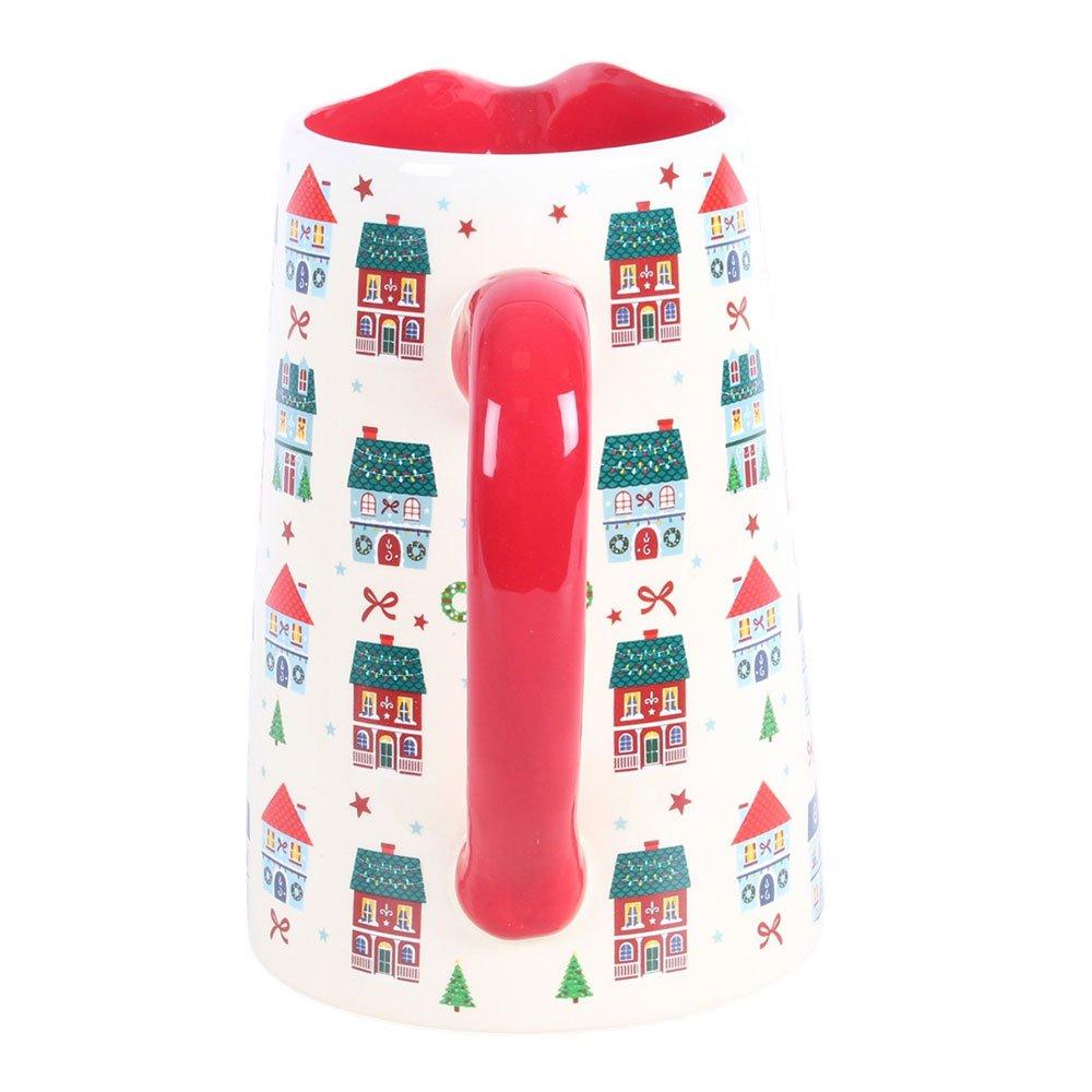 White - Something Different - Red Christmas House Oil Burner - 3