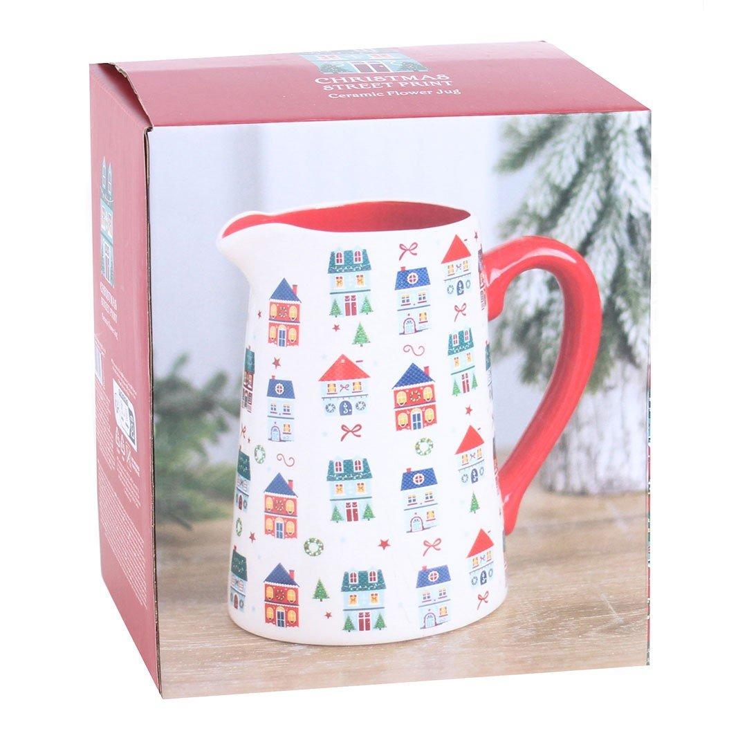 White - Something Different - Red Christmas House Oil Burner - 5