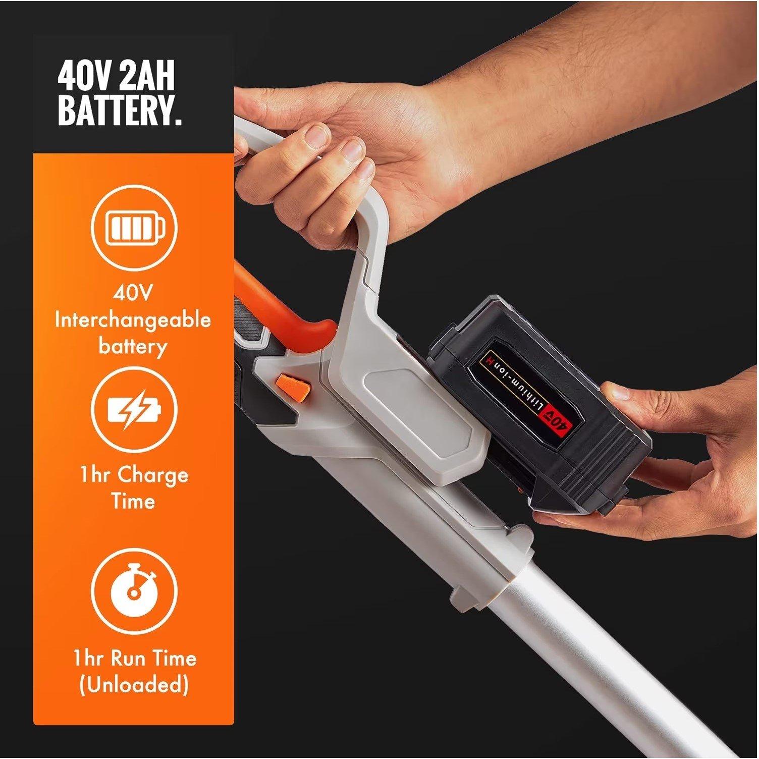 Grey - VonHaus - VonHaus  - 40V Cordless  Pole Chainsaw - 5