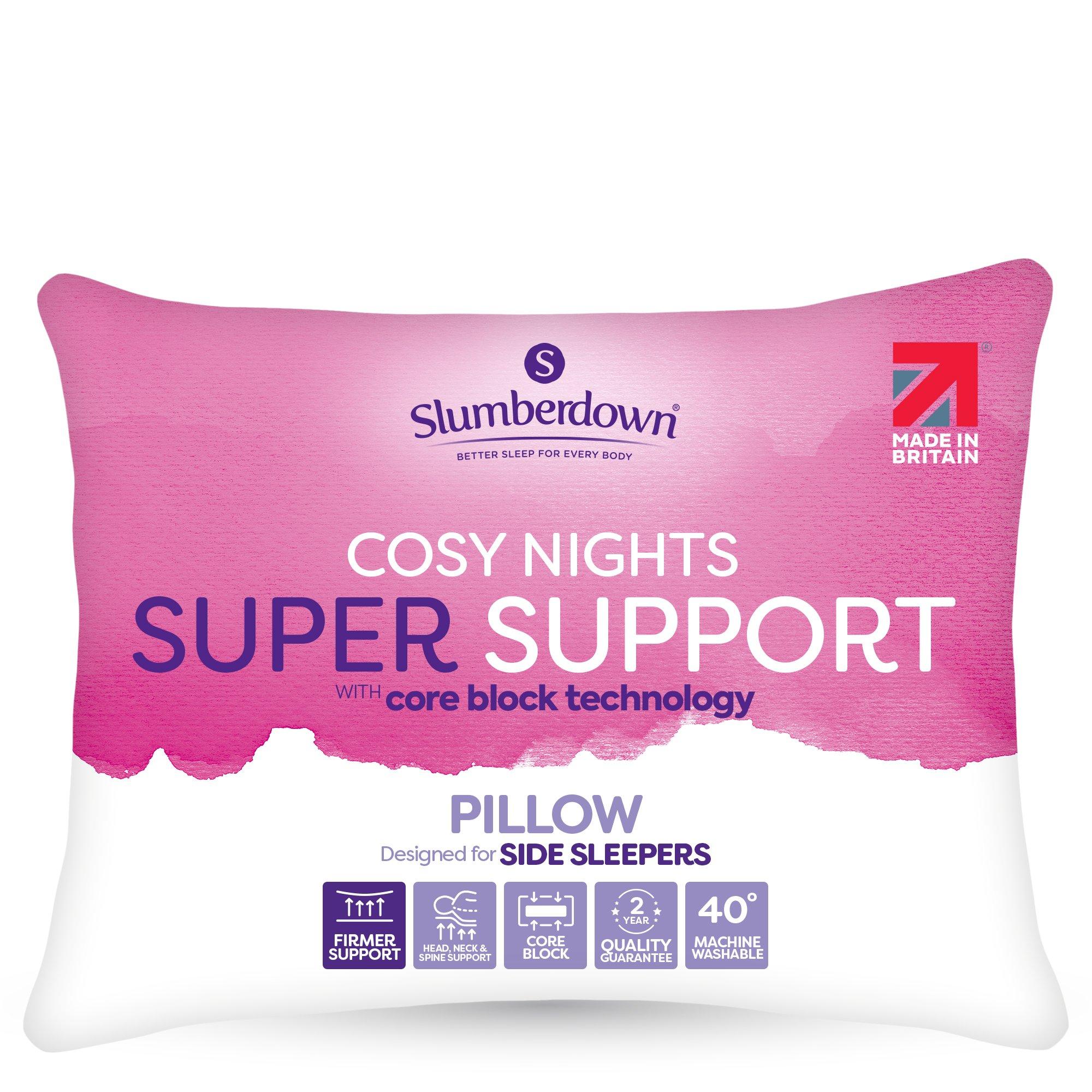 White - Slumberdown - Cosy Nights Super Support Pillow - 1