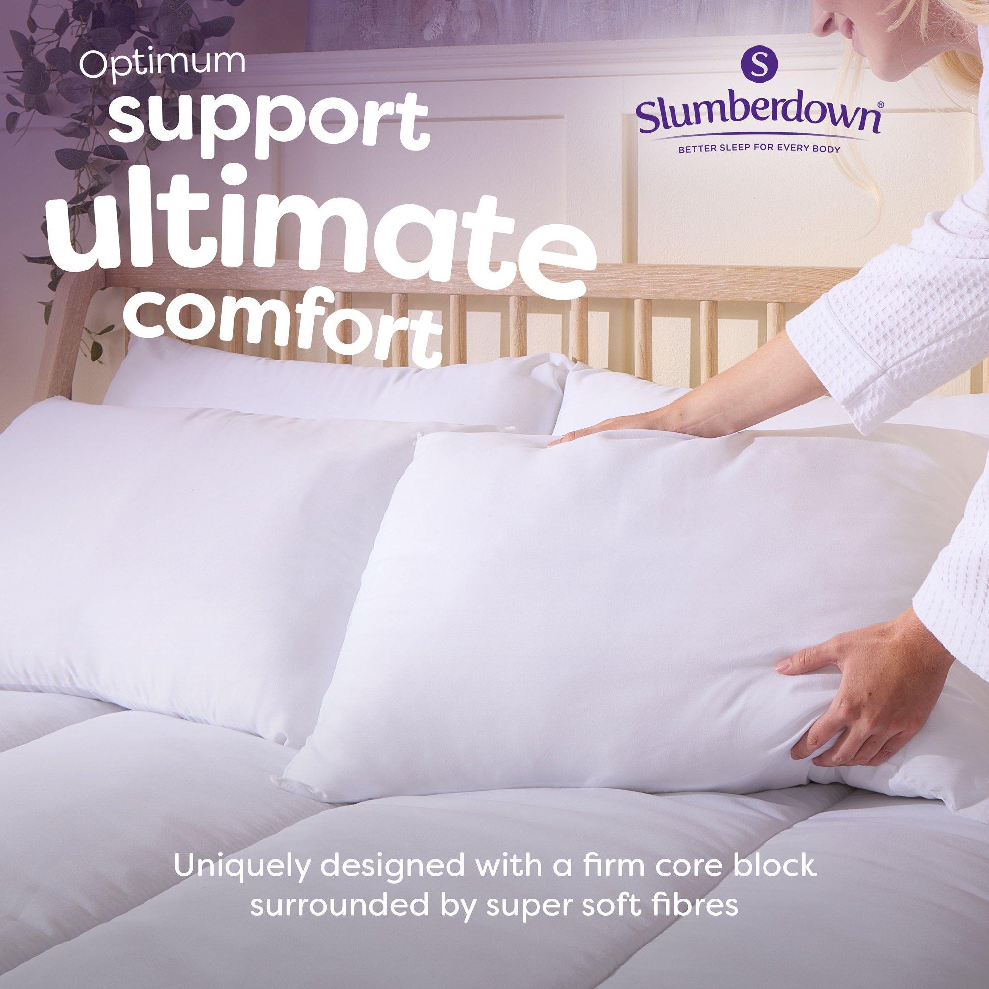 White - Slumberdown - Cosy Nights Super Support Pillow - 3