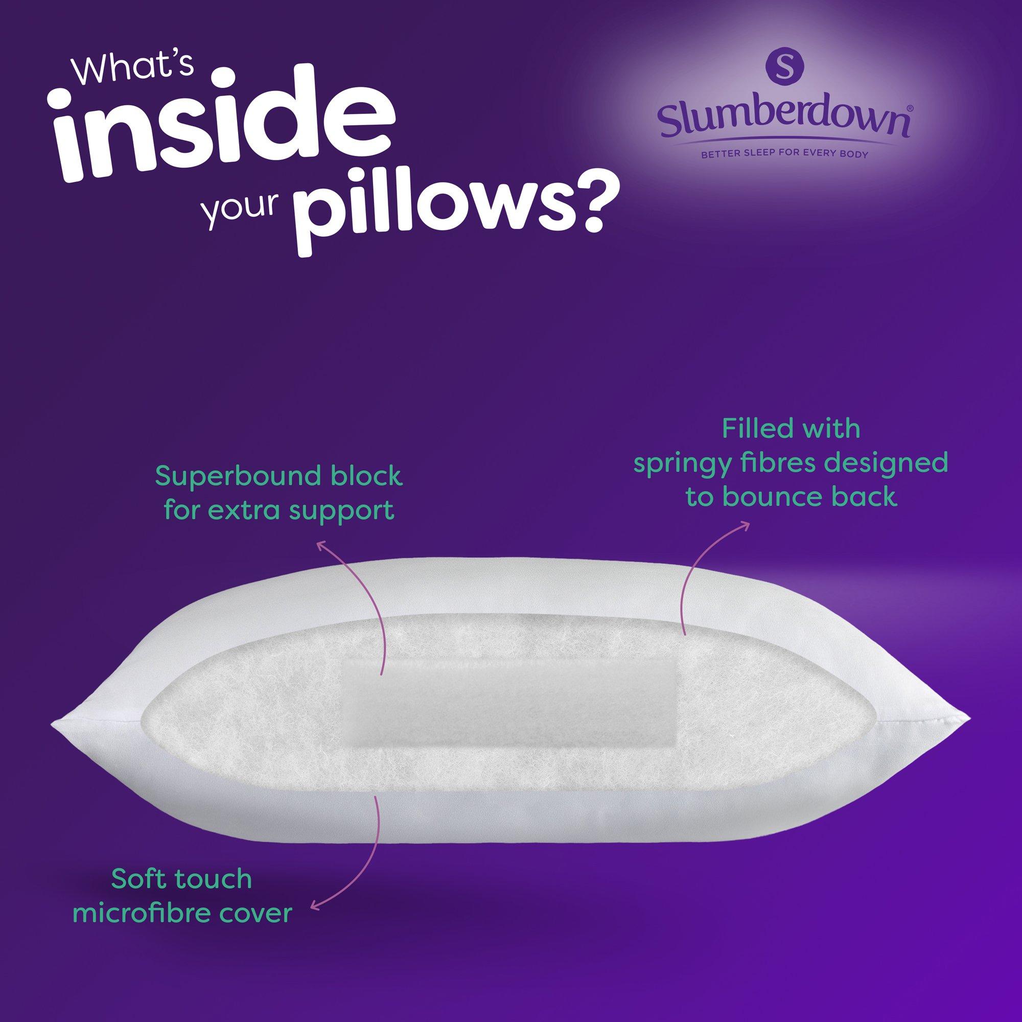 White - Slumberdown - Cosy Nights Super Support Pillow - 7