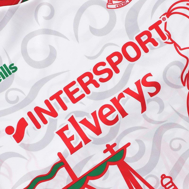 White/Red/Grn - ONeills - Men's Mayo Training Short Sleeve 2025/26 All-Ireland Senior Championship Koolite GAA Training Top - 4