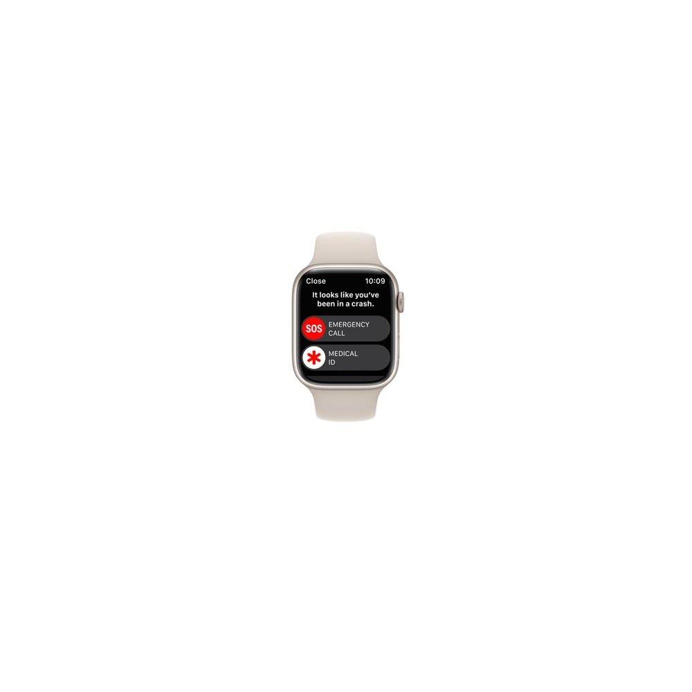 Starlight - Apple - Apple Watch Series 8 GPS + Cellular 45mm Starlight - 4