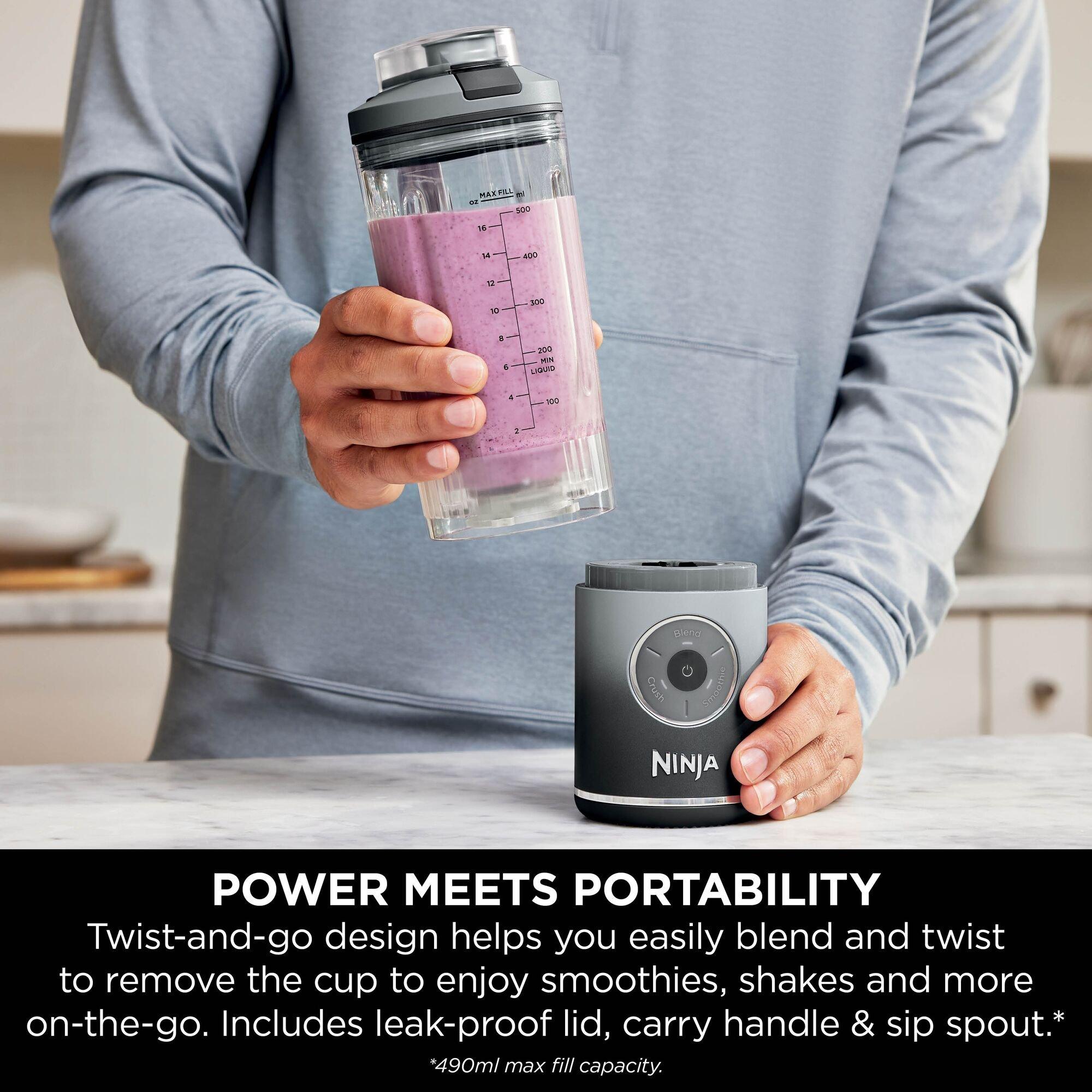 Grey - Ninja - Blast Max Portable Blender - Grey BC251UKGY - 4