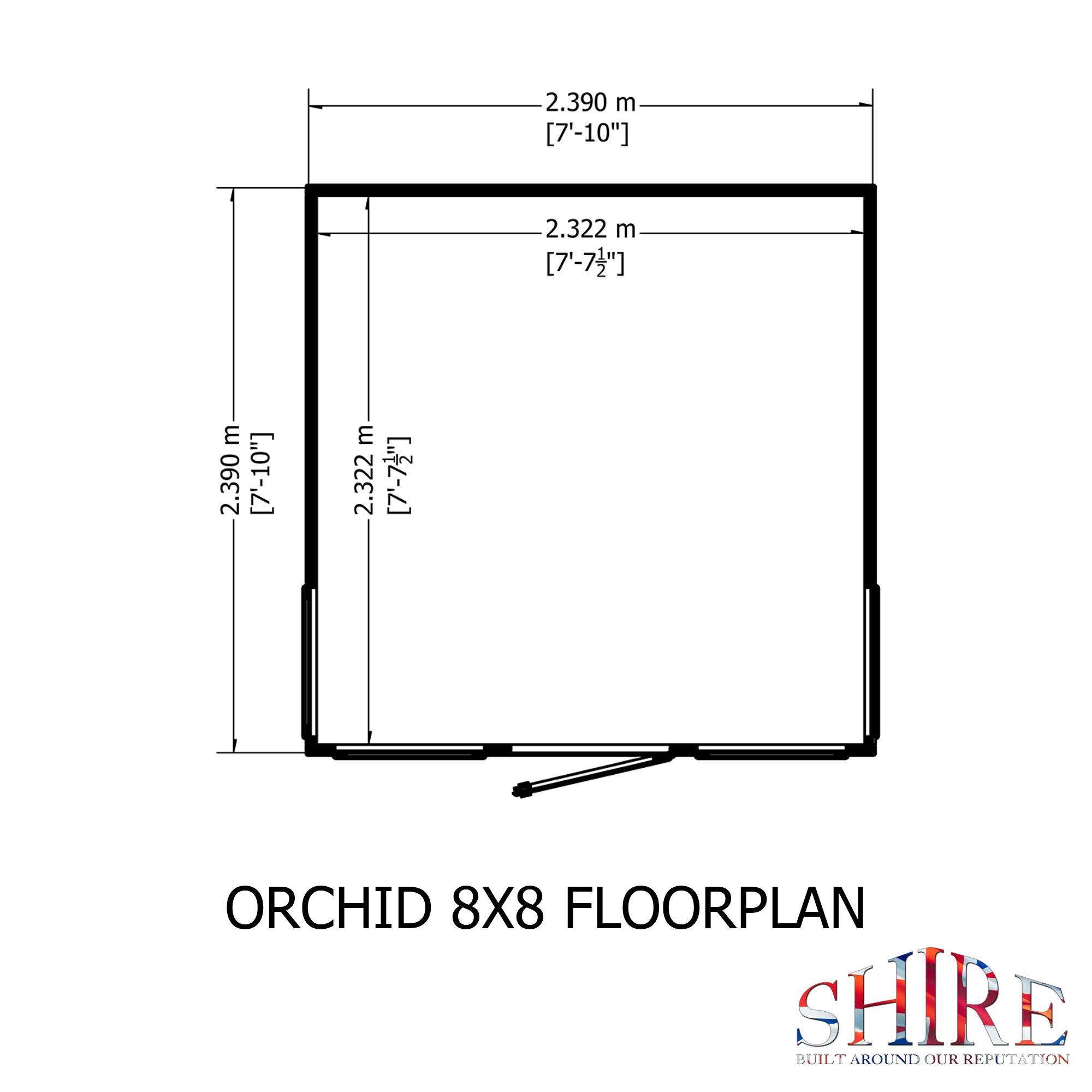 Wood - Shire - Orchid 8x8 SummerHouse - 3