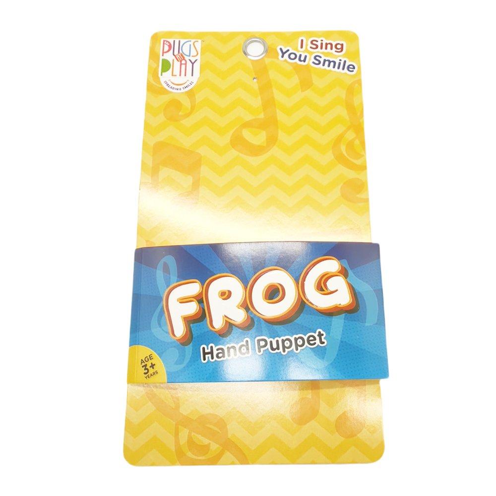 Multi - Pugs at Play - Talking Frog Hand Puppet Toy - 9