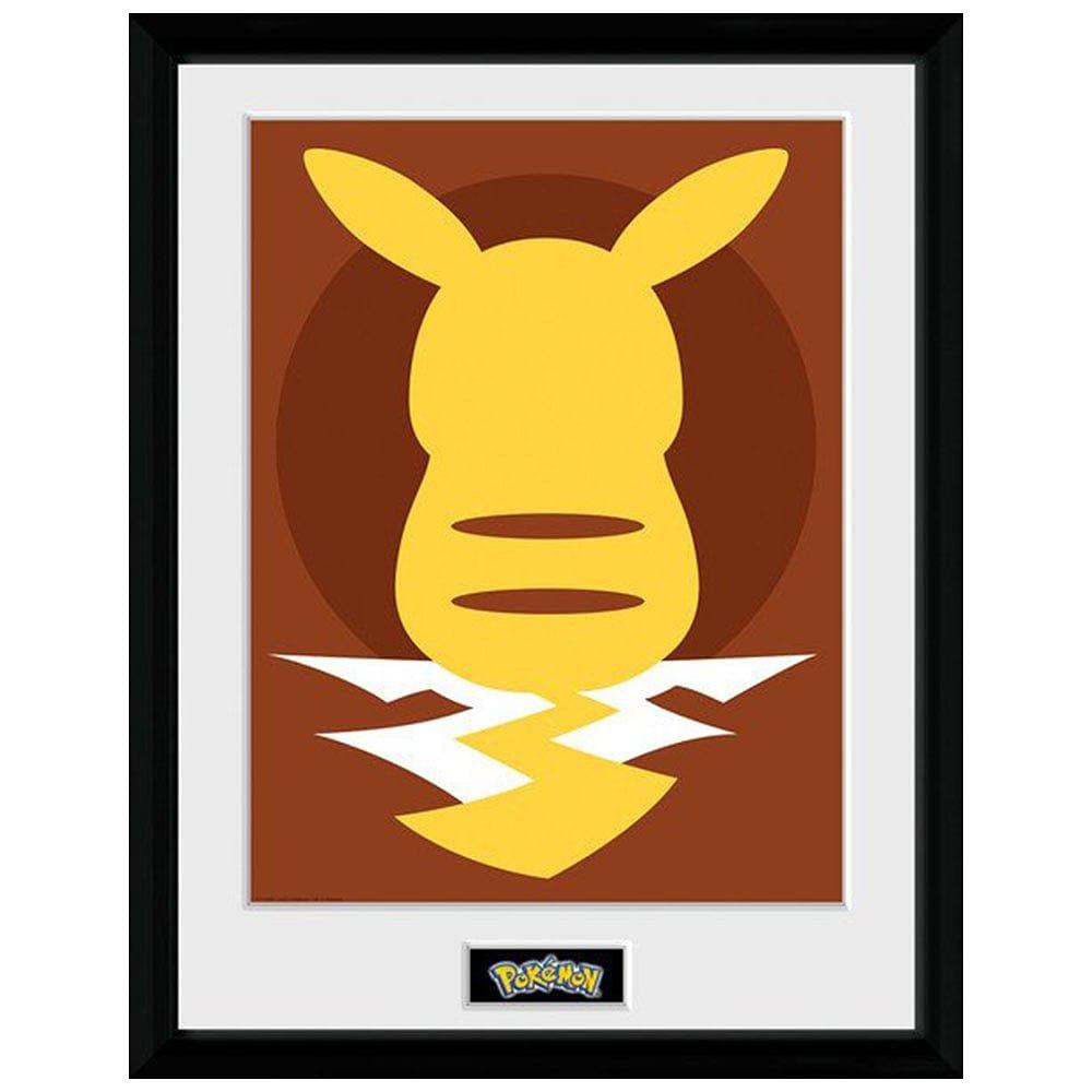 Mercadoria - Pokemon - Pokémon - Framed Print - Pikachu Silho 25 (30x40)