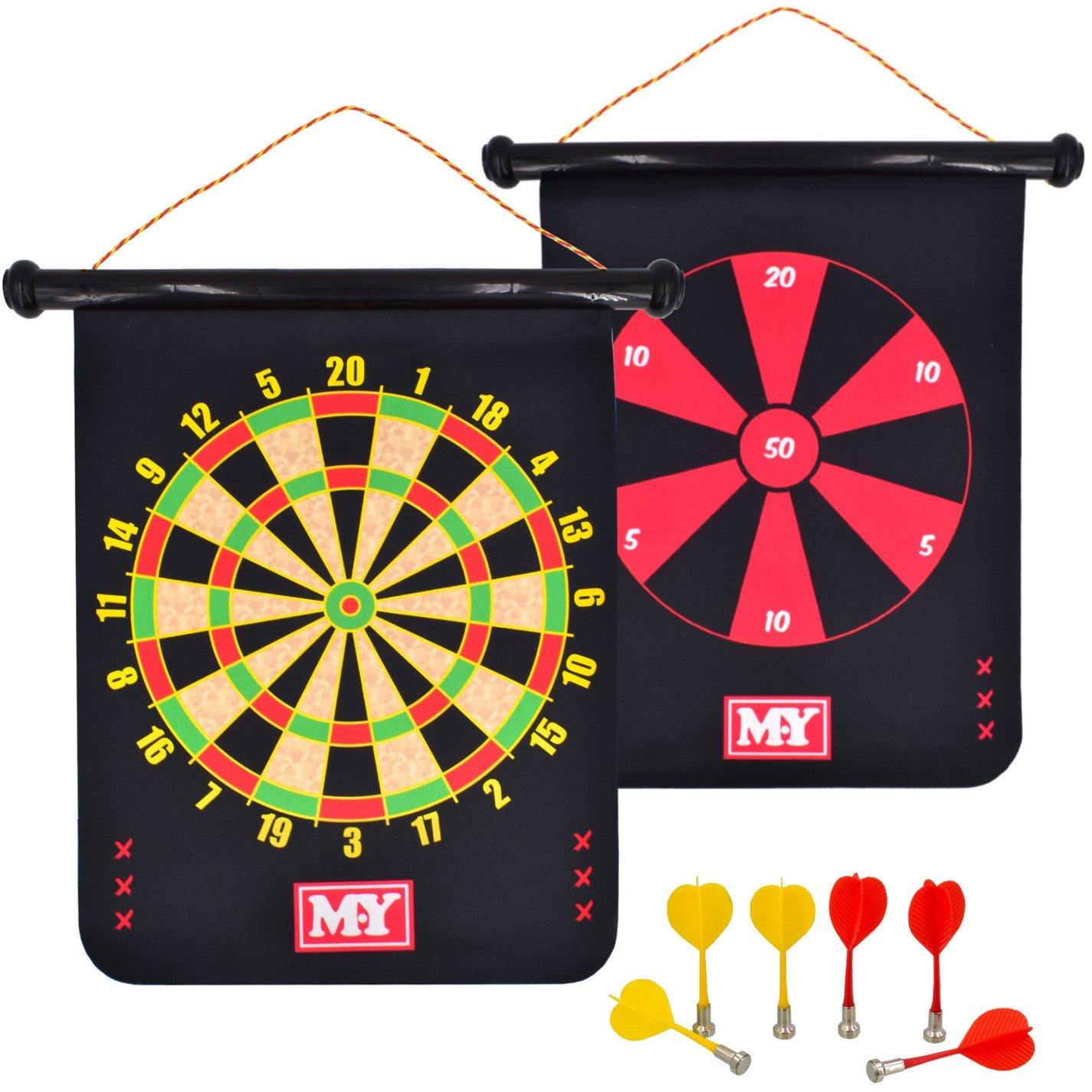Black & Red - Planet Direct - M.Y 15 Inch Magnetic Dart Board - 1