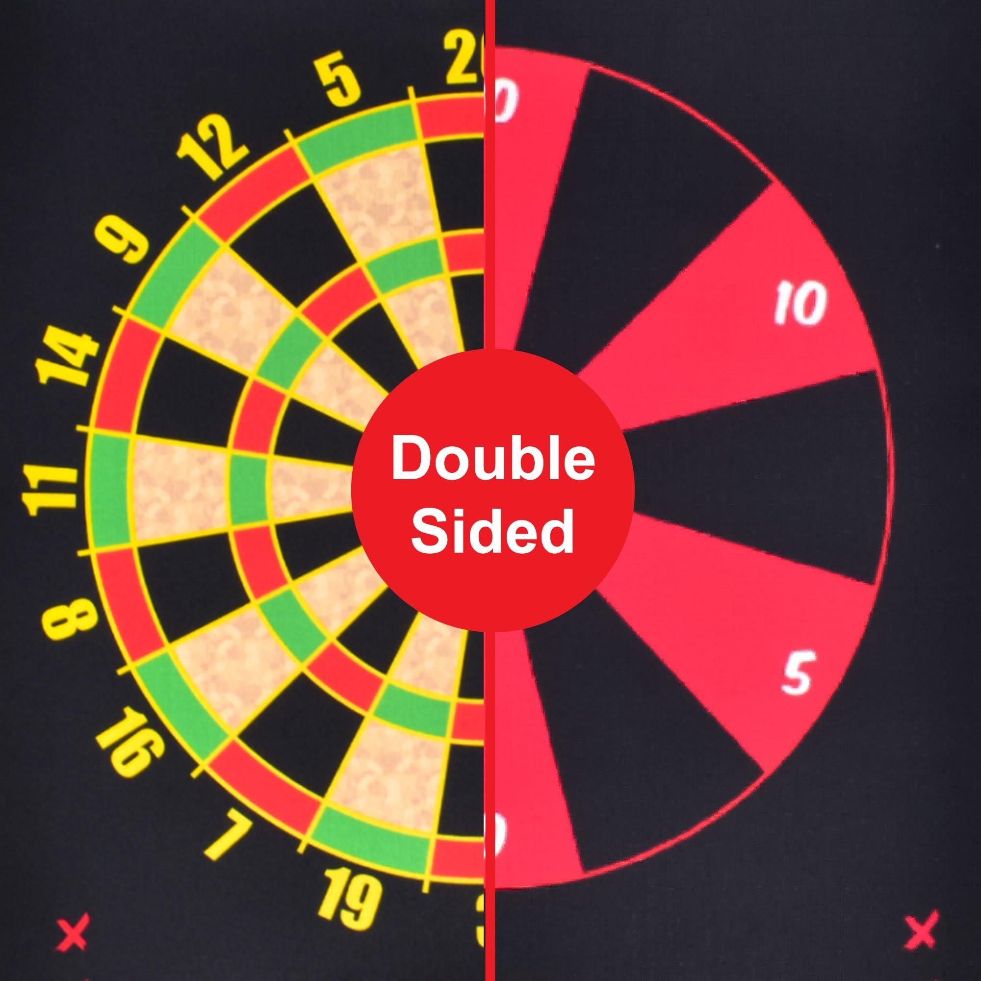 Black & Red - Planet Direct - M.Y 15 Inch Magnetic Dart Board - 3