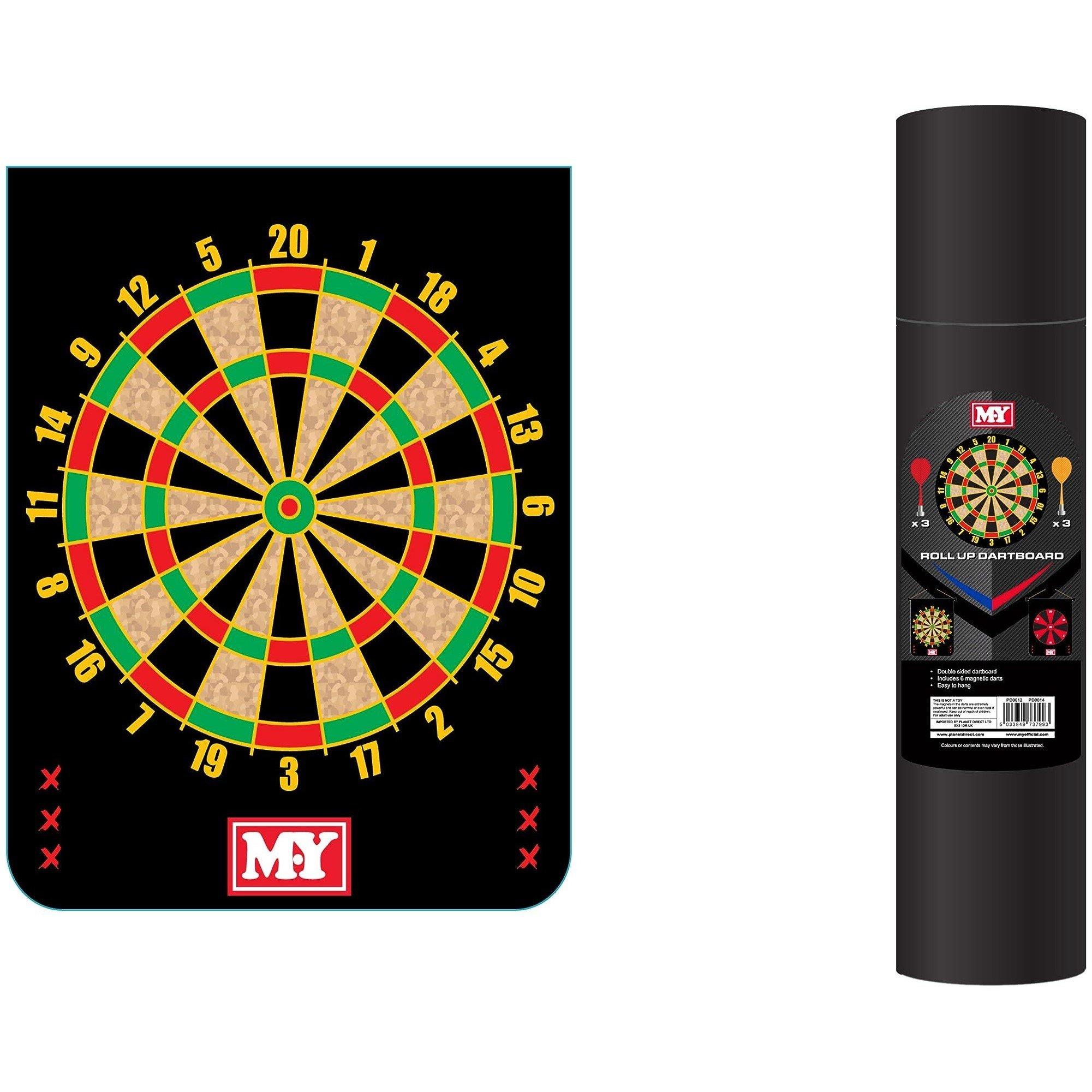 Black & Red - Planet Direct - M.Y 15 Inch Magnetic Dart Board - 7