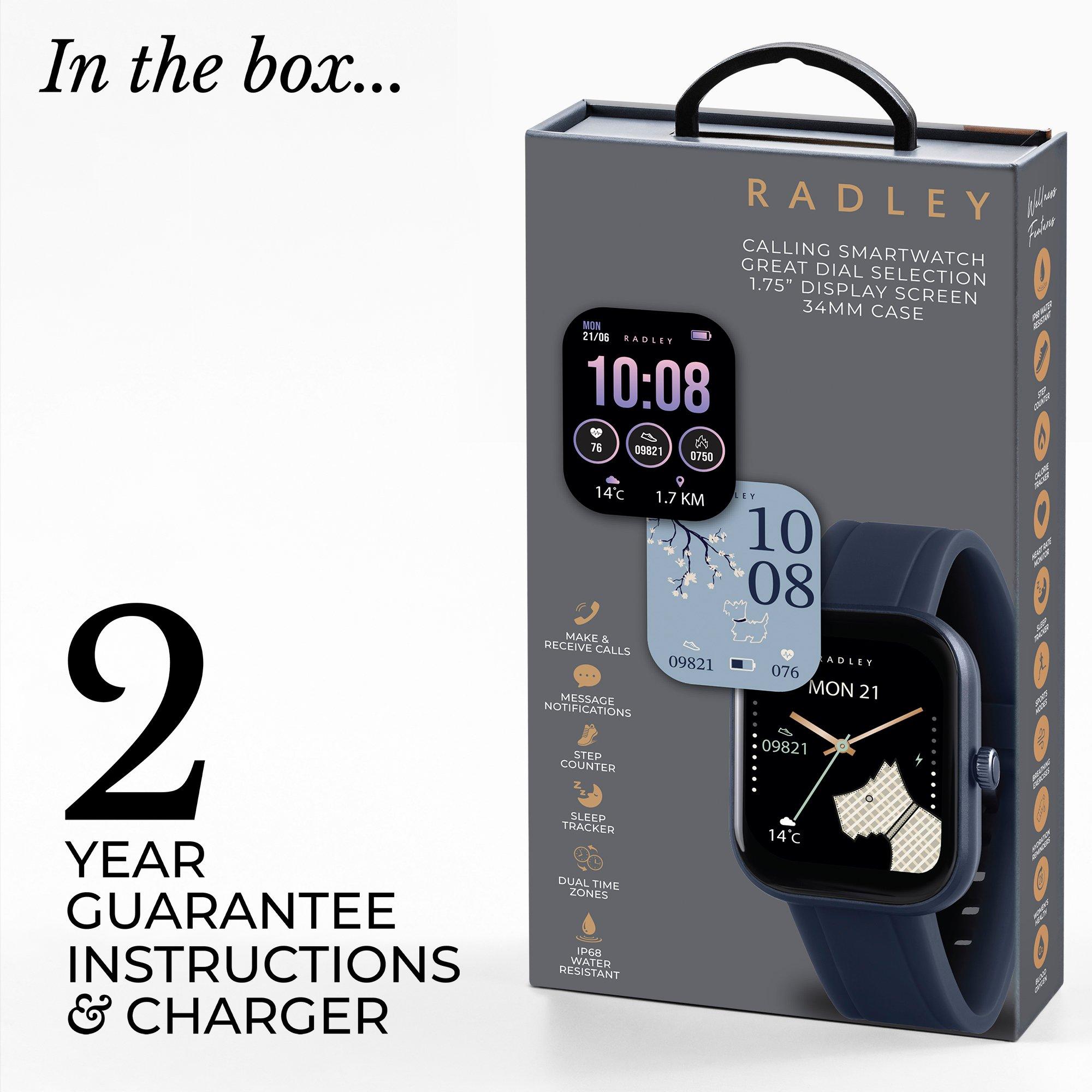 Blue - Radley - Radley Series 55 Navy Smart Watch - 5