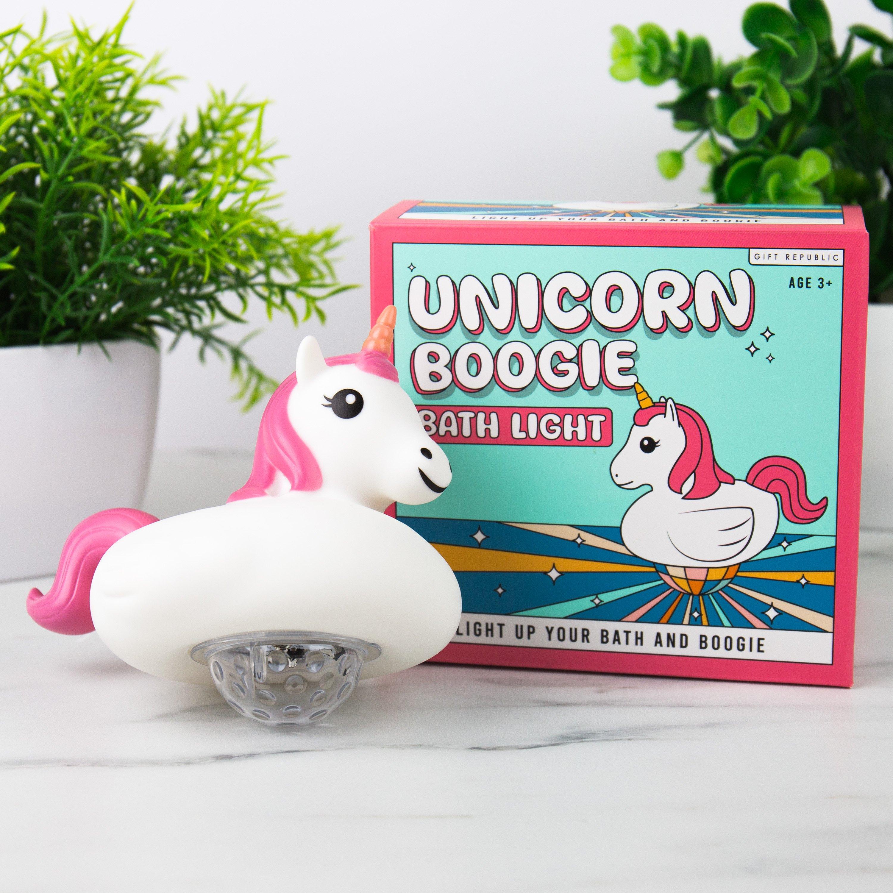 White - Gift Republic - Unicorn Disco Bath Light - 1