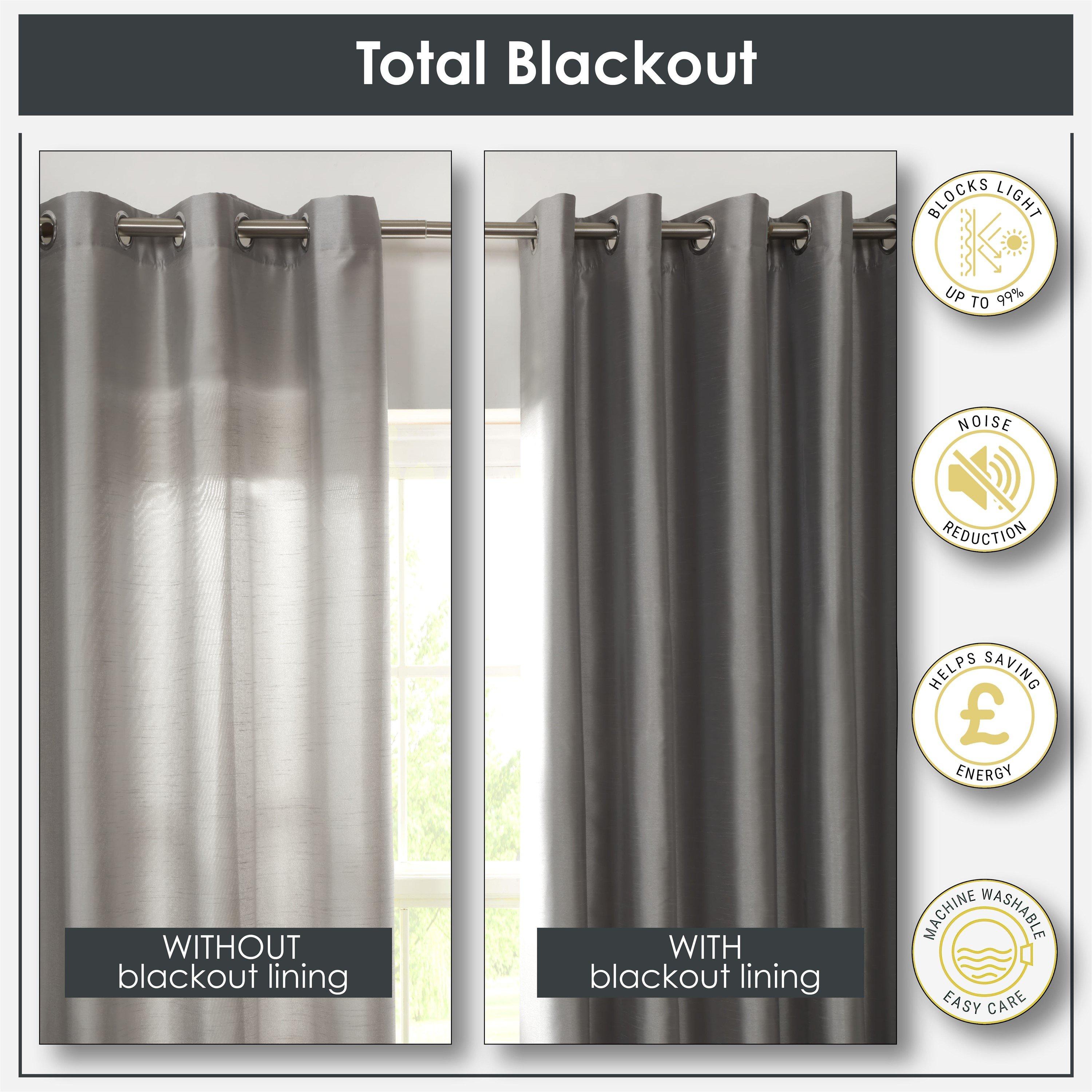 White - Emma Barclay - Blackout Curtains Linings Eyelet - 3